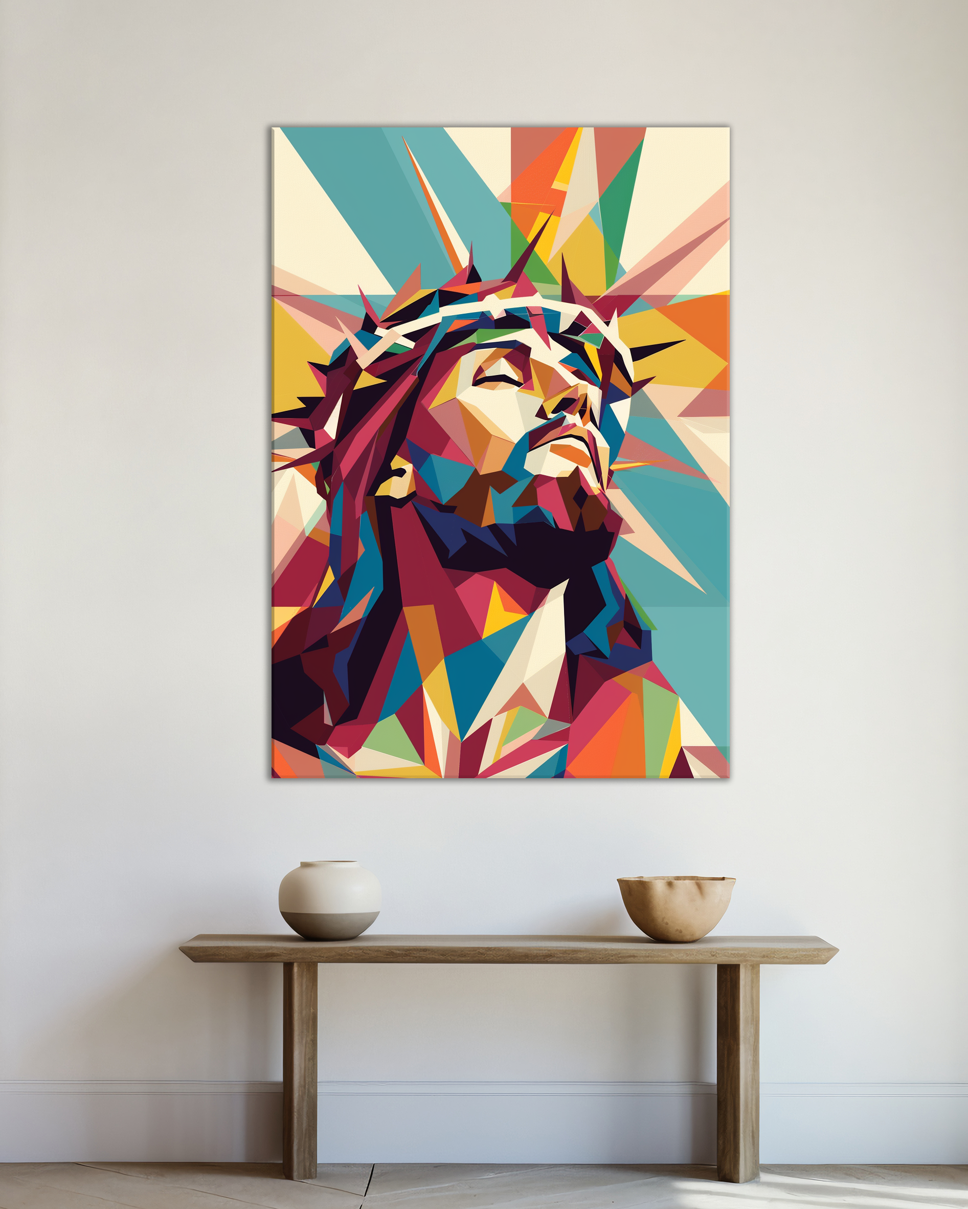 Jesús Geométrico – Fe y Color