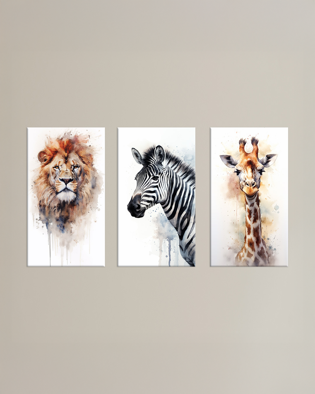 Cuadros Ilustración Animales de África