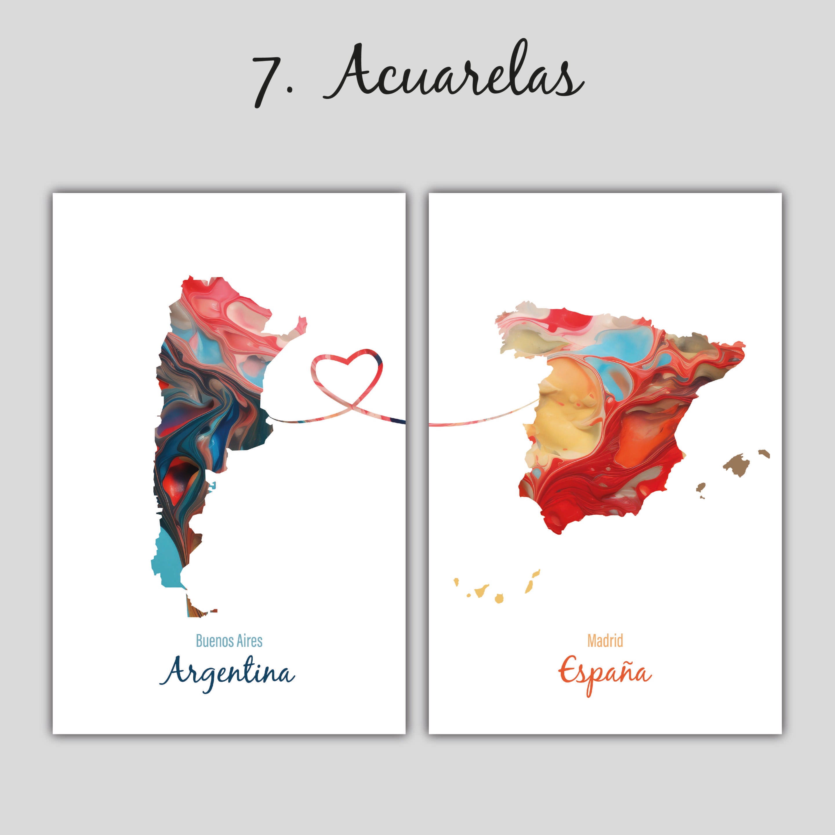 Mapas de Países originales