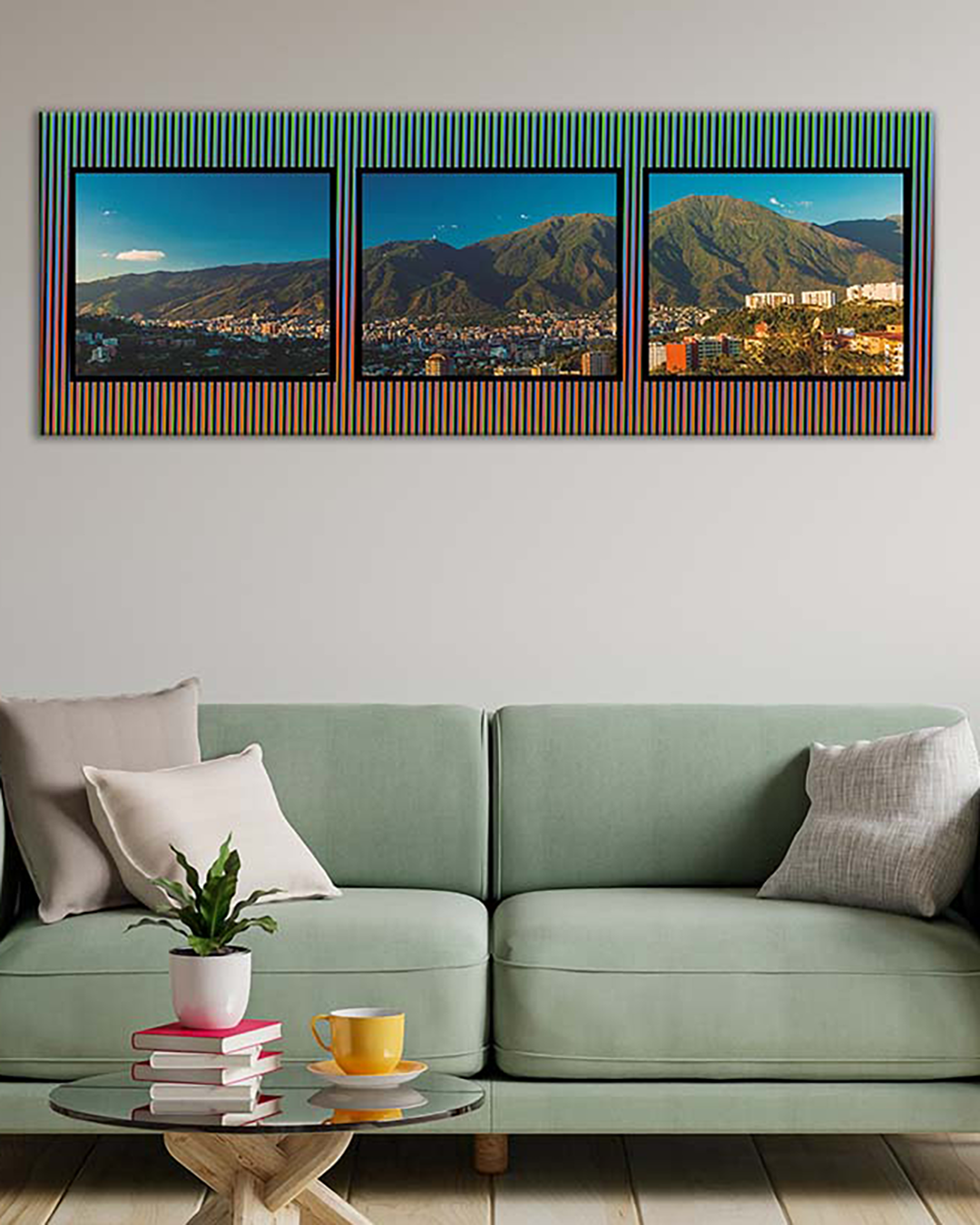 Ávila en Caracas con efecto cinetísmo