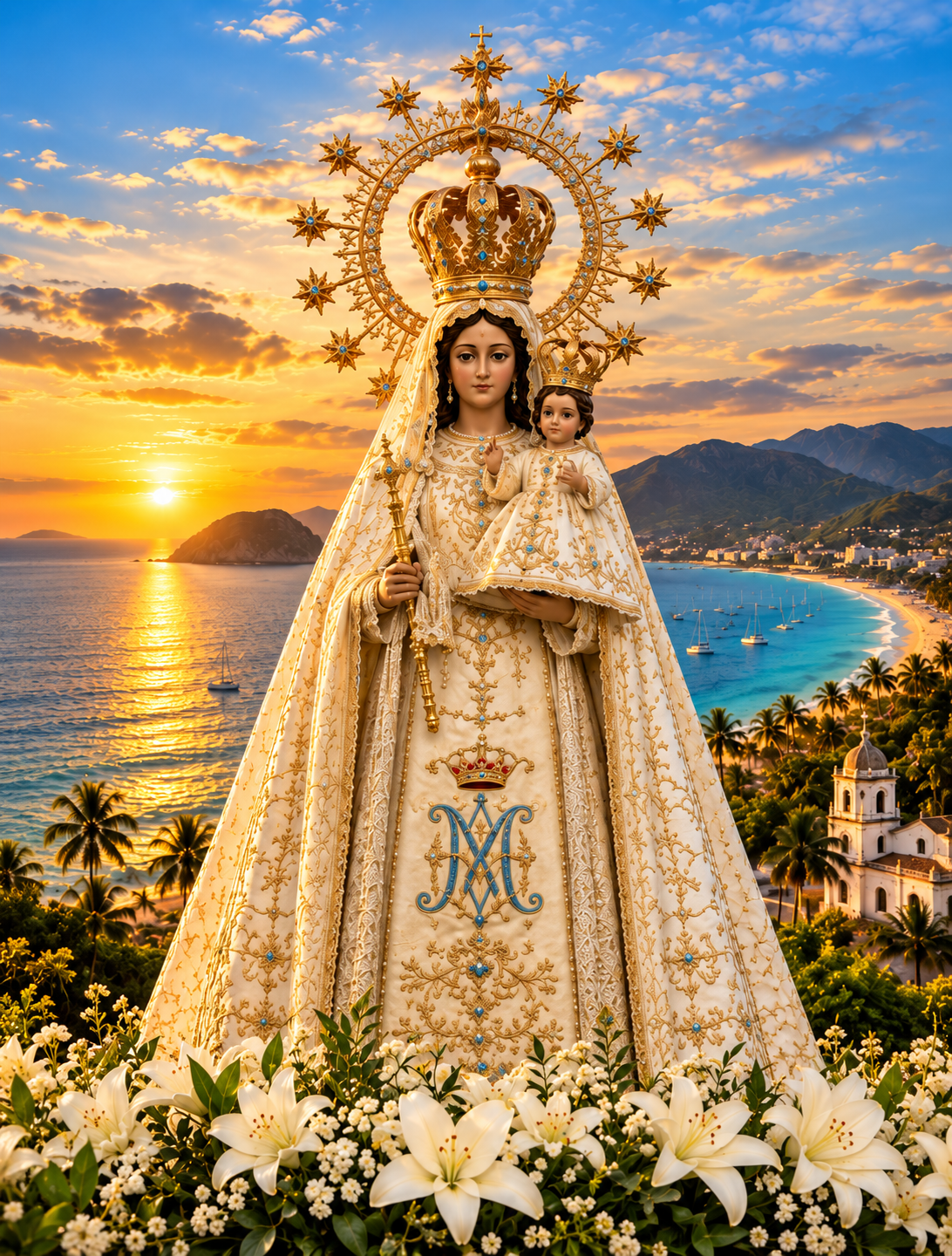 Cuadro Virgen del Valle de Venezuela – Arte Religioso