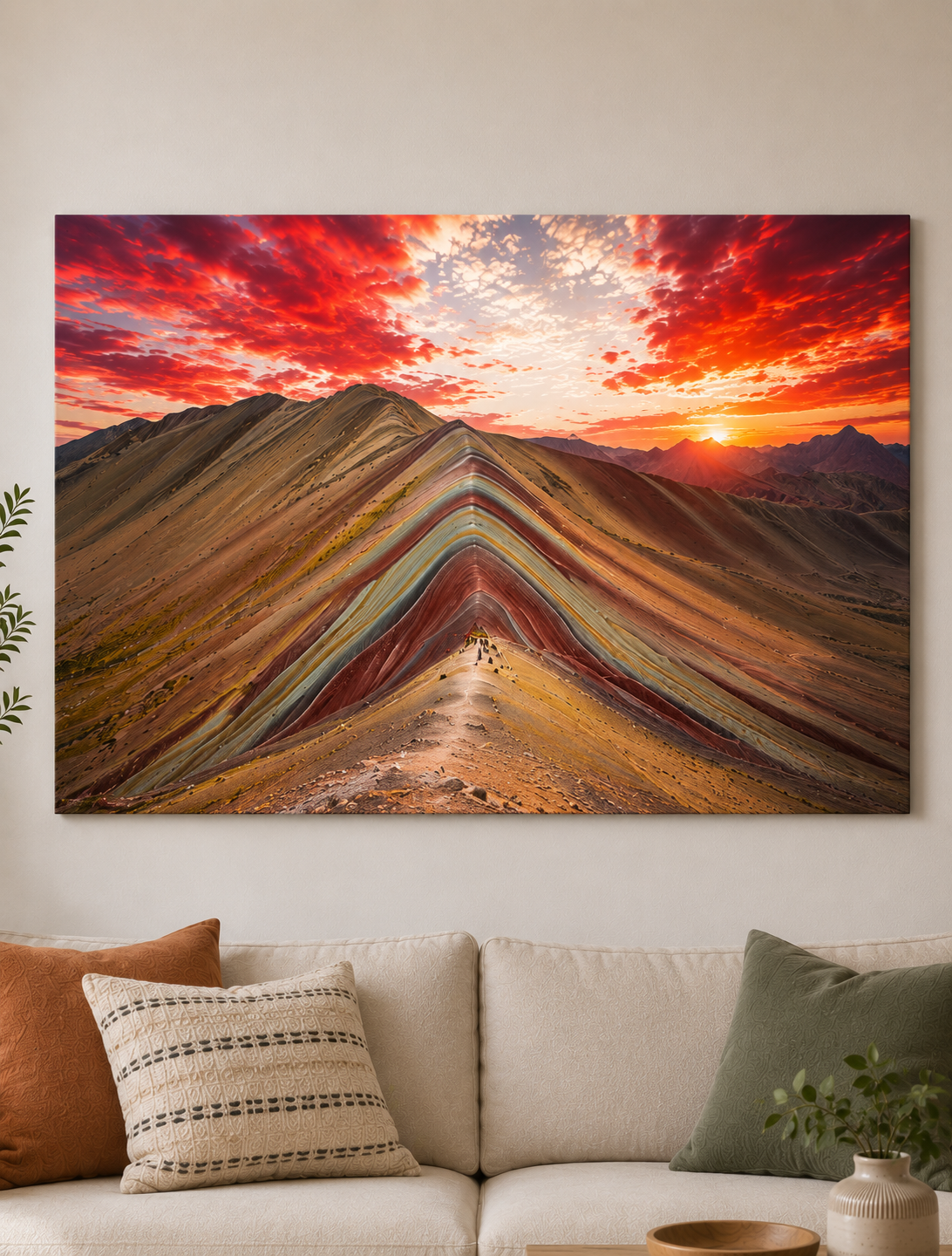 Cuadro Retrato Montaña de Siete Colores – Paisajes de Perú