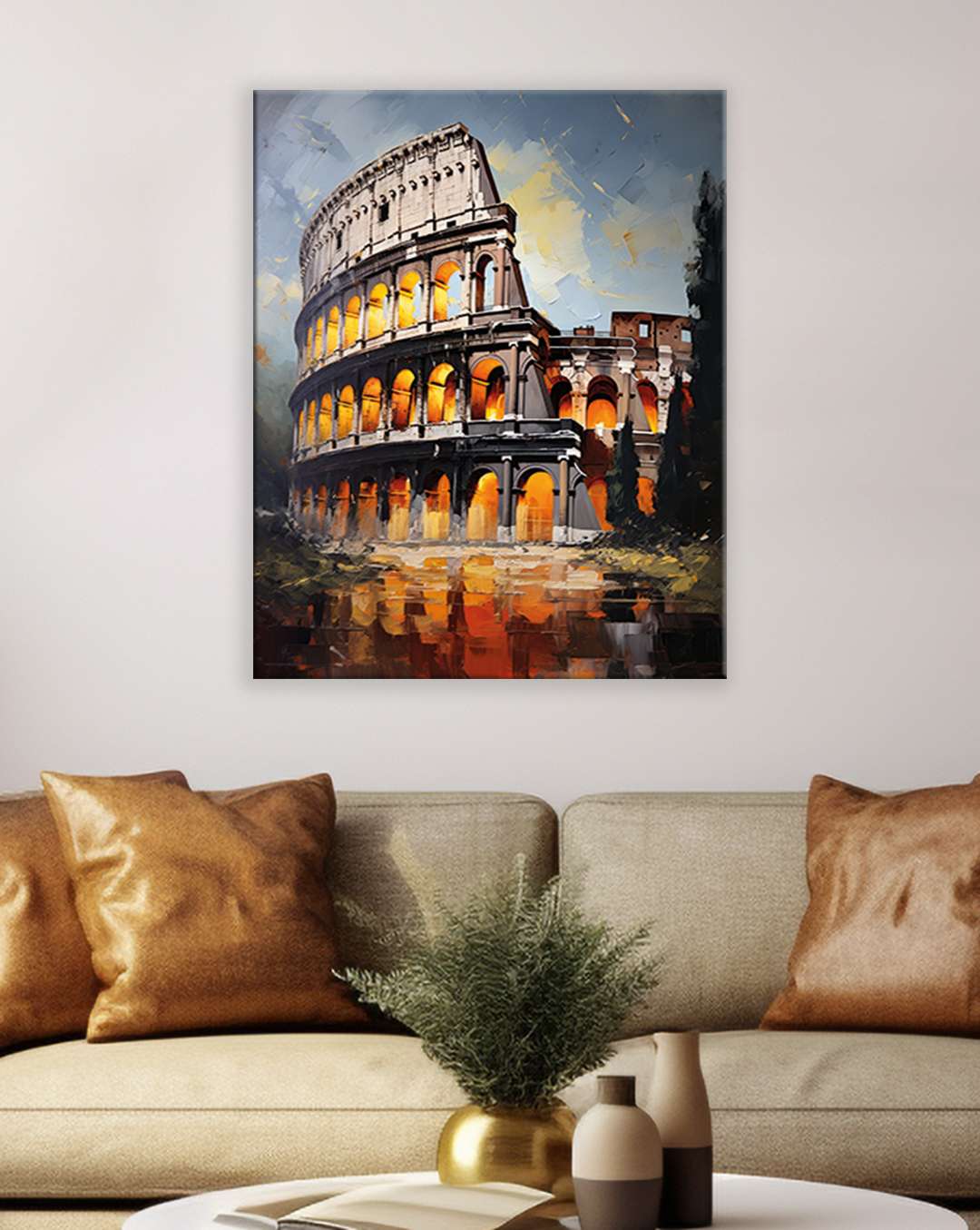 Coliseo al Atardecer