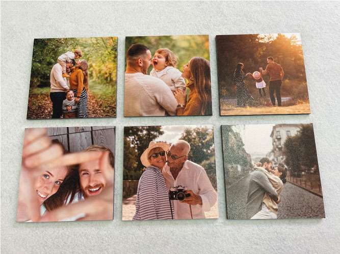 Cuadritos personalizados mini adhesivos