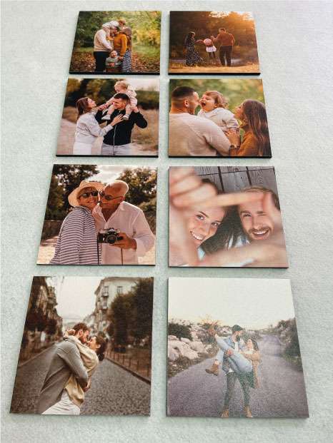 Cuadritos personalizados mini adhesivos