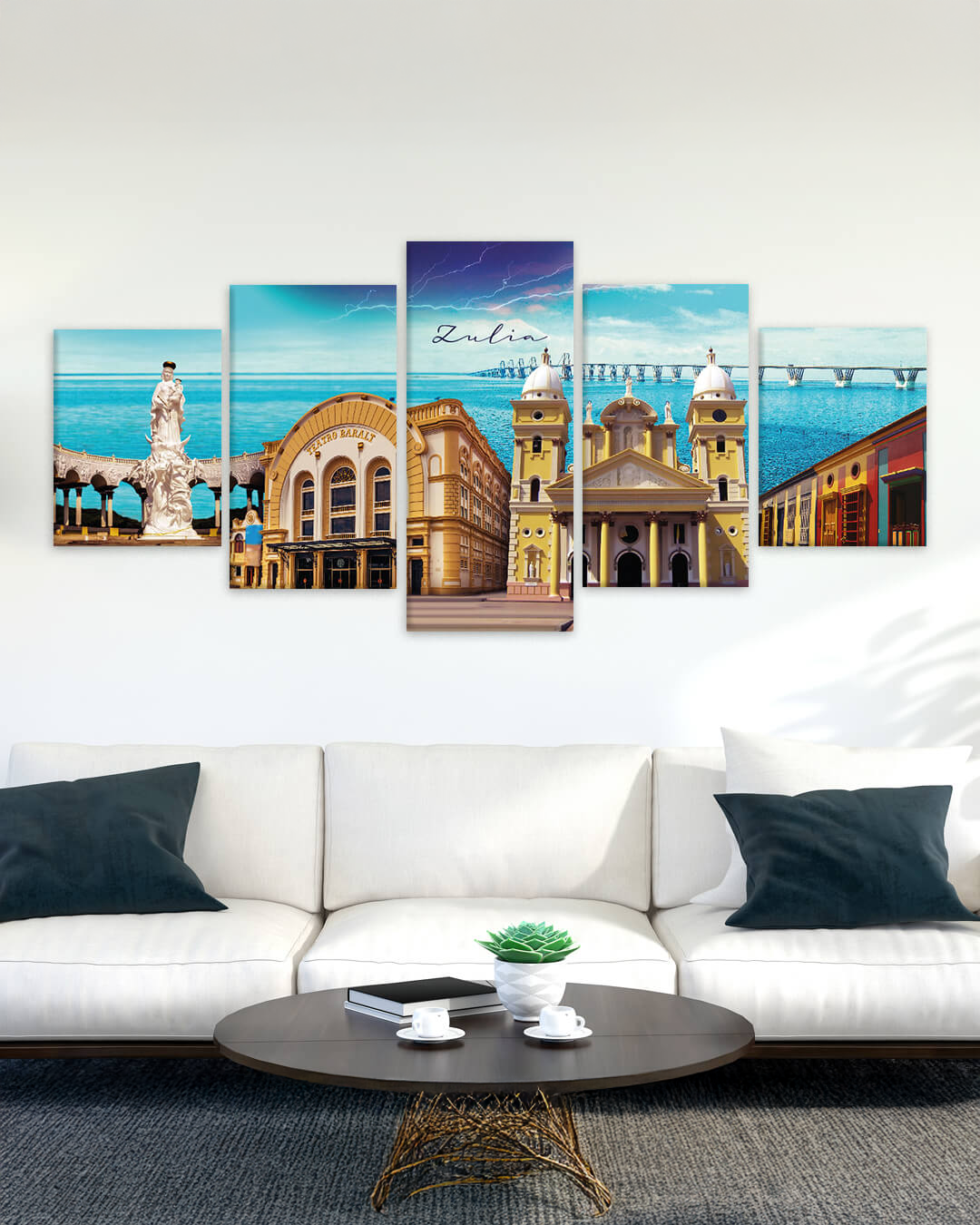 Cuadros con paisajes de Maracaibo Zulia