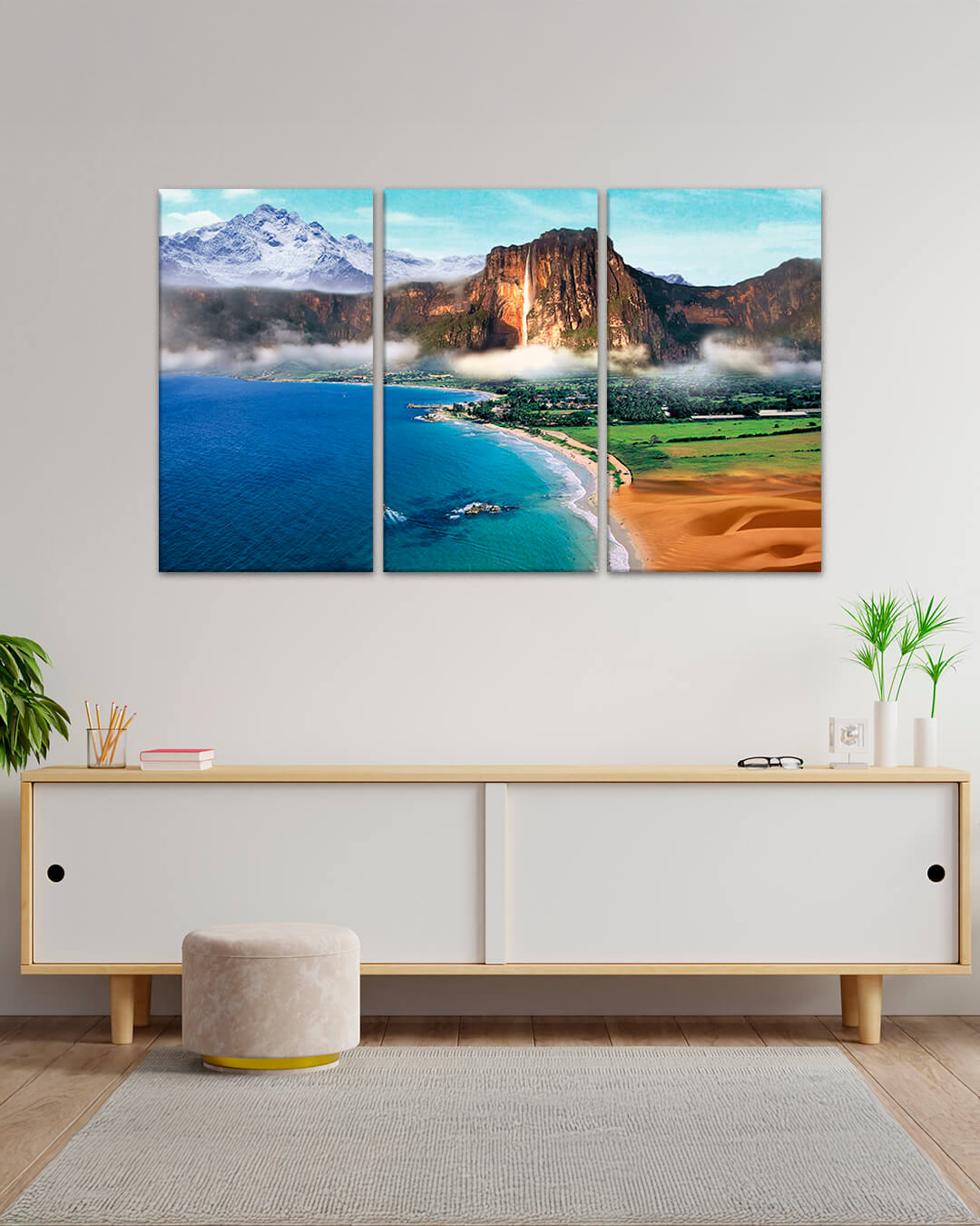Cuadro con paisajes de Venezuela