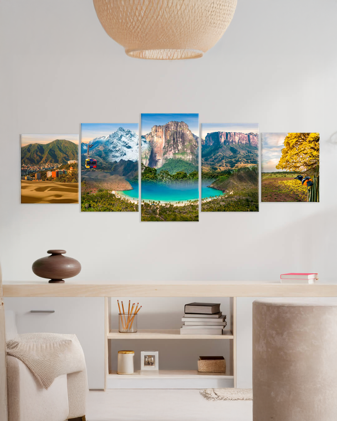 El Ávila + Teleférico + Pico Bolívar + Salto Ángel + Araguaney + Choroní