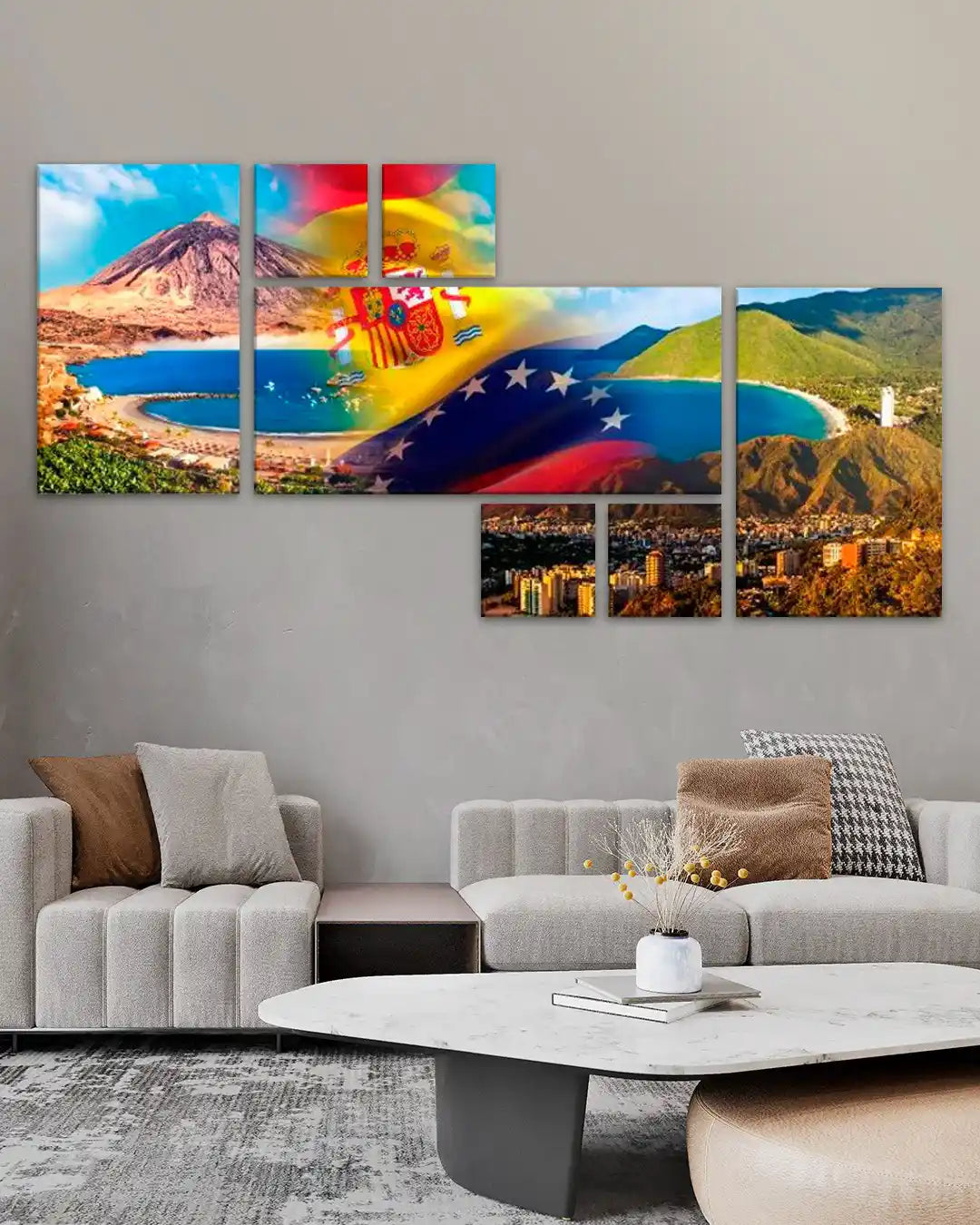 fusion de paisajes Venezuela y España