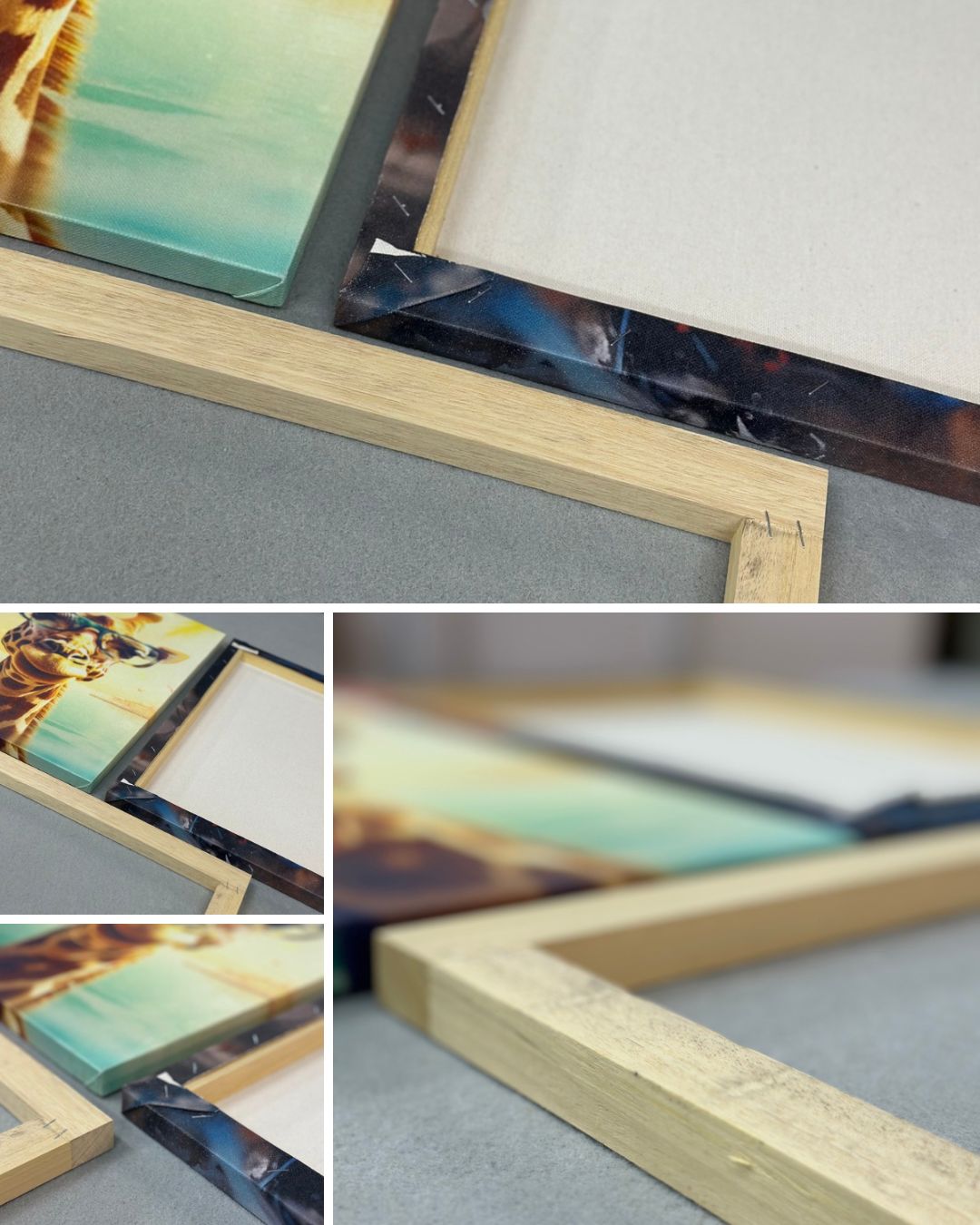 Cuadro de Paisajes de Venezuela con Guacamaya y Salto Ángel