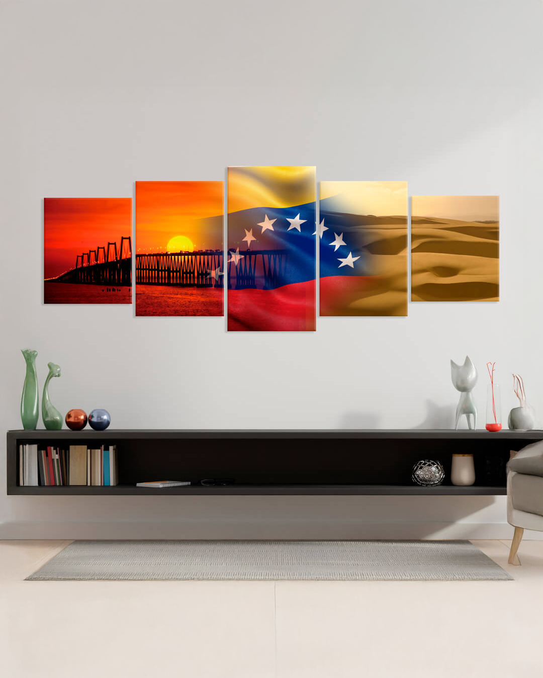 Maracaibo Bandera de Venezuela y Médanos de Coro