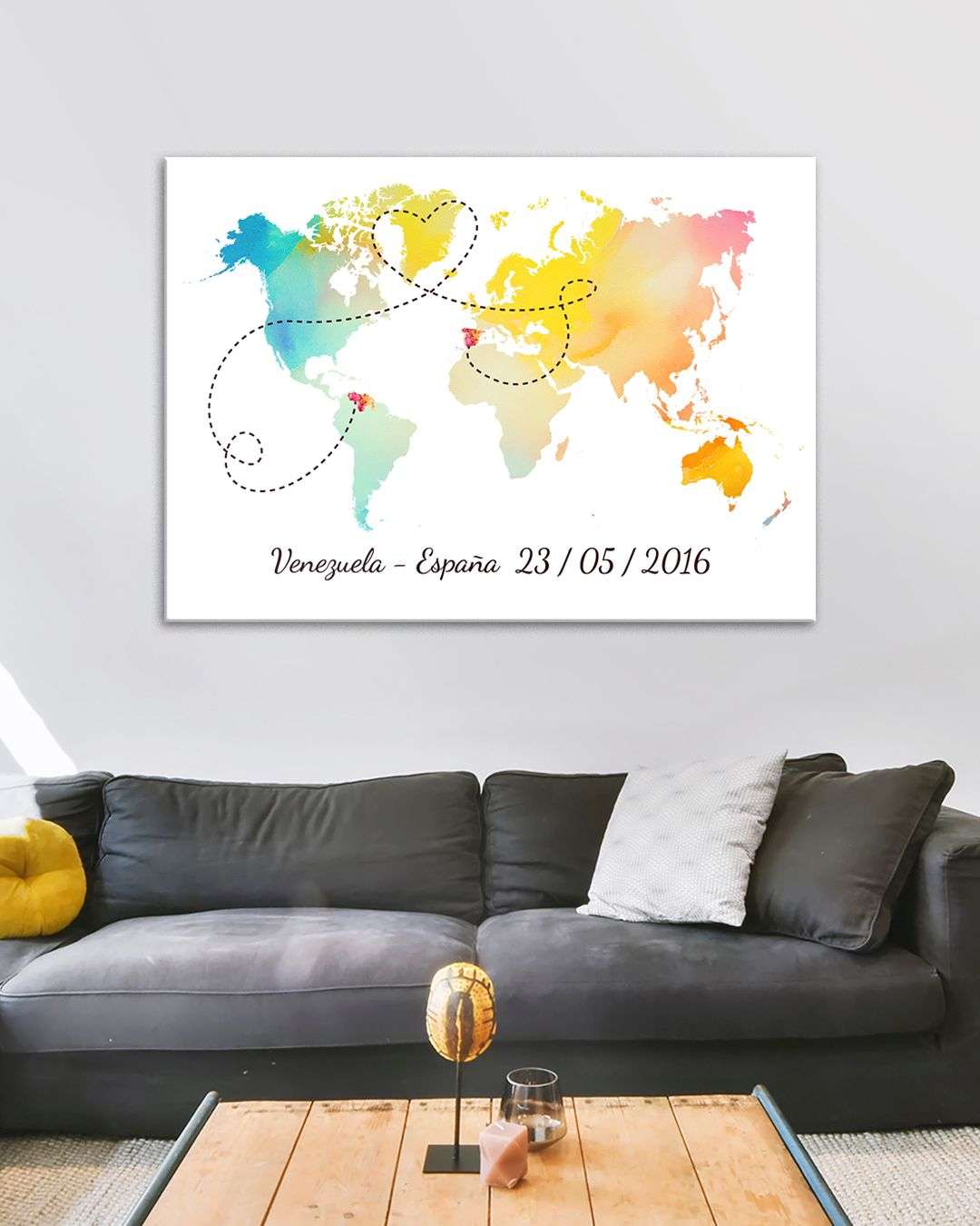 Mapa Mundi Personalizado 3