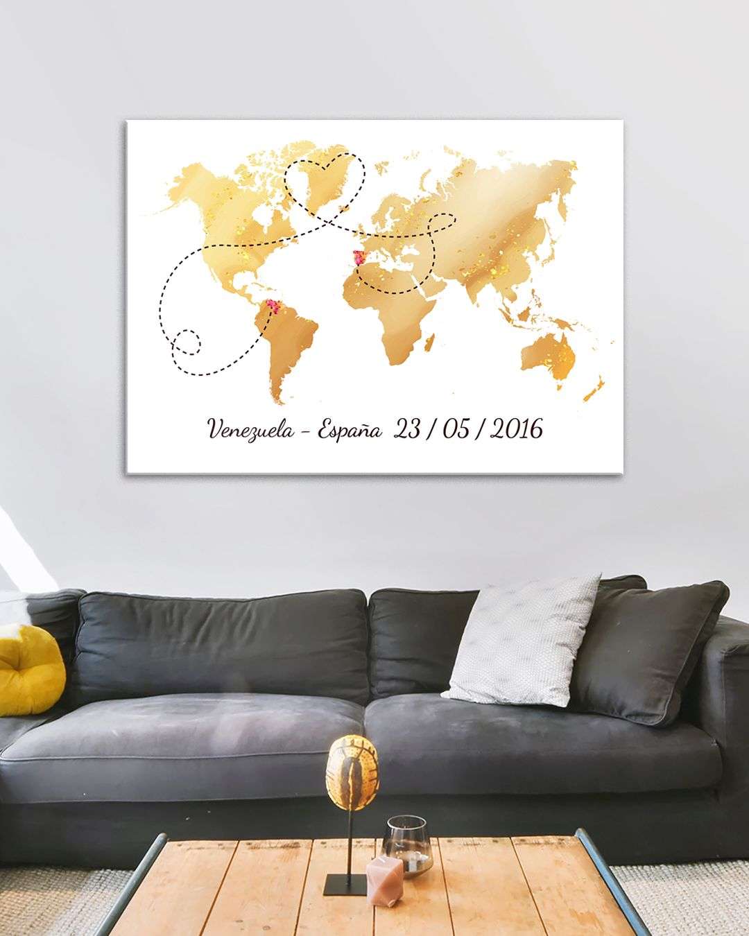 Mapa Mundi Personalizado 4