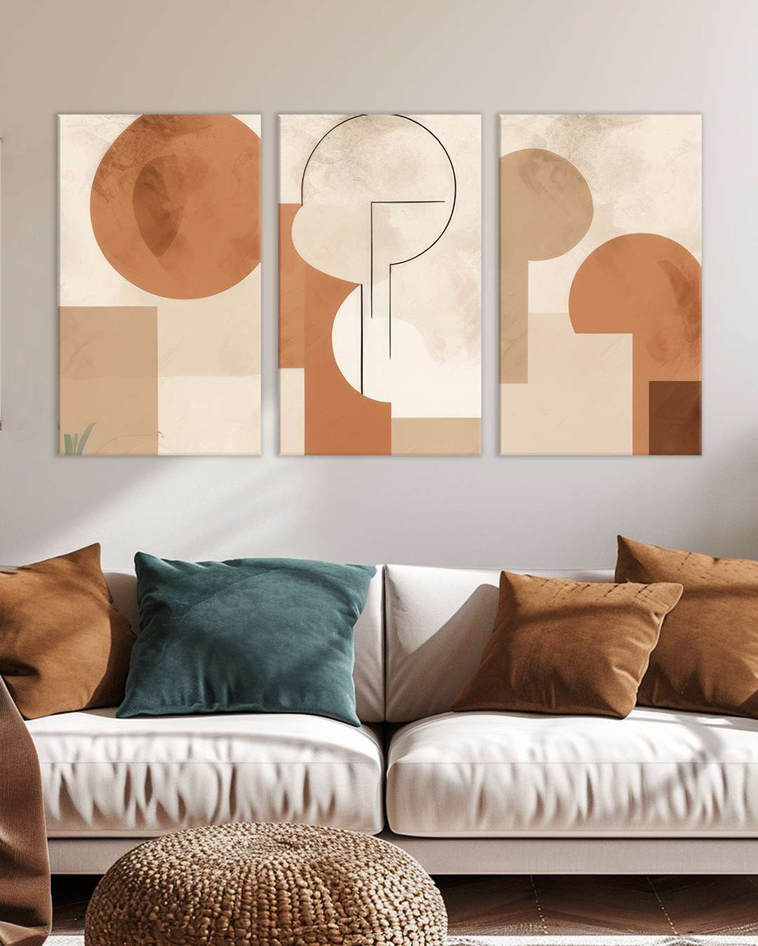 Abstracto en Tonos Tierra