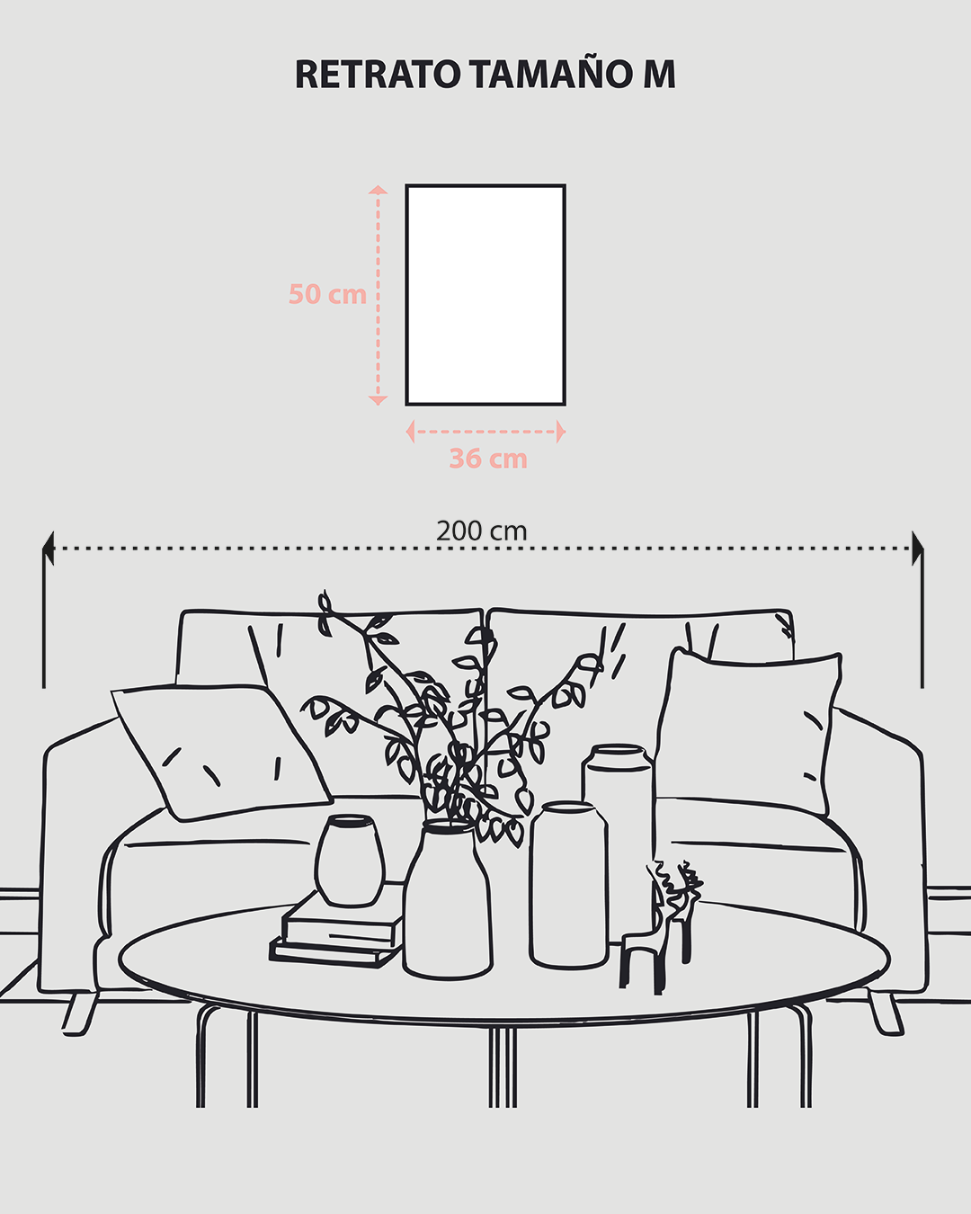 Cuadro retrato de un caballito de mar