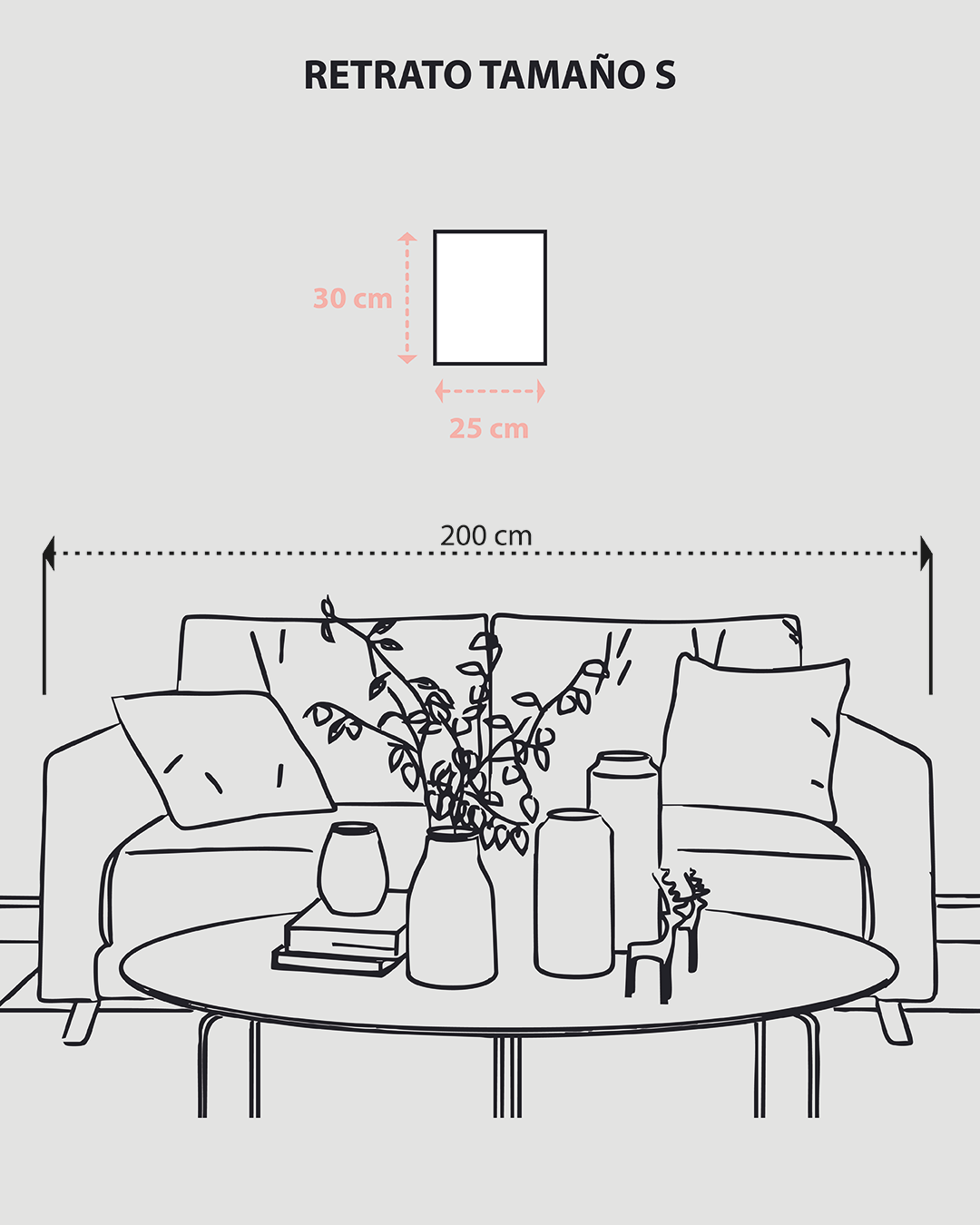 Cuadro retrato de un caballito de mar