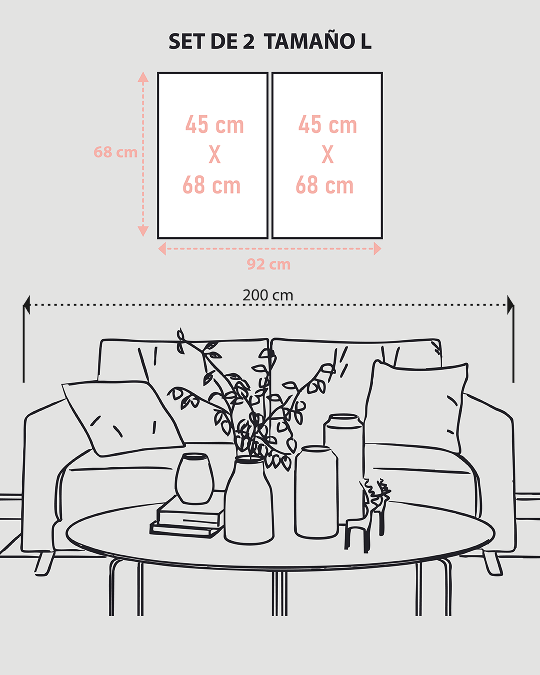 Cuadro de mapas Argentina y España en estilo artístico moderno