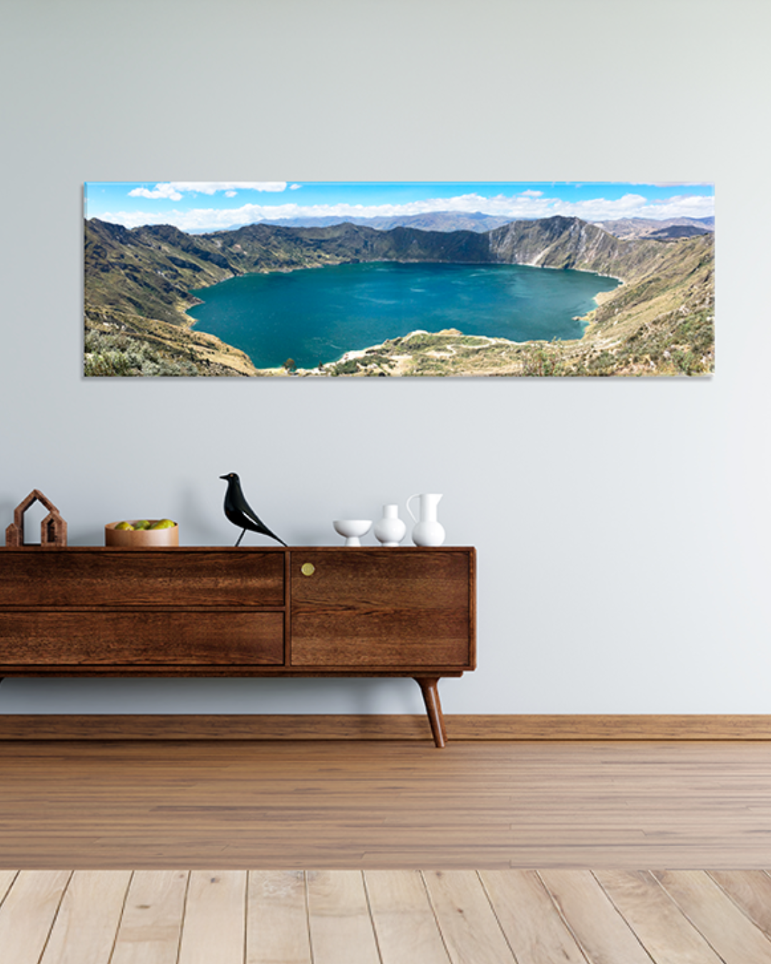 Cuadro decorativo Panorámico Laguna de Quilotoa, Ecuador