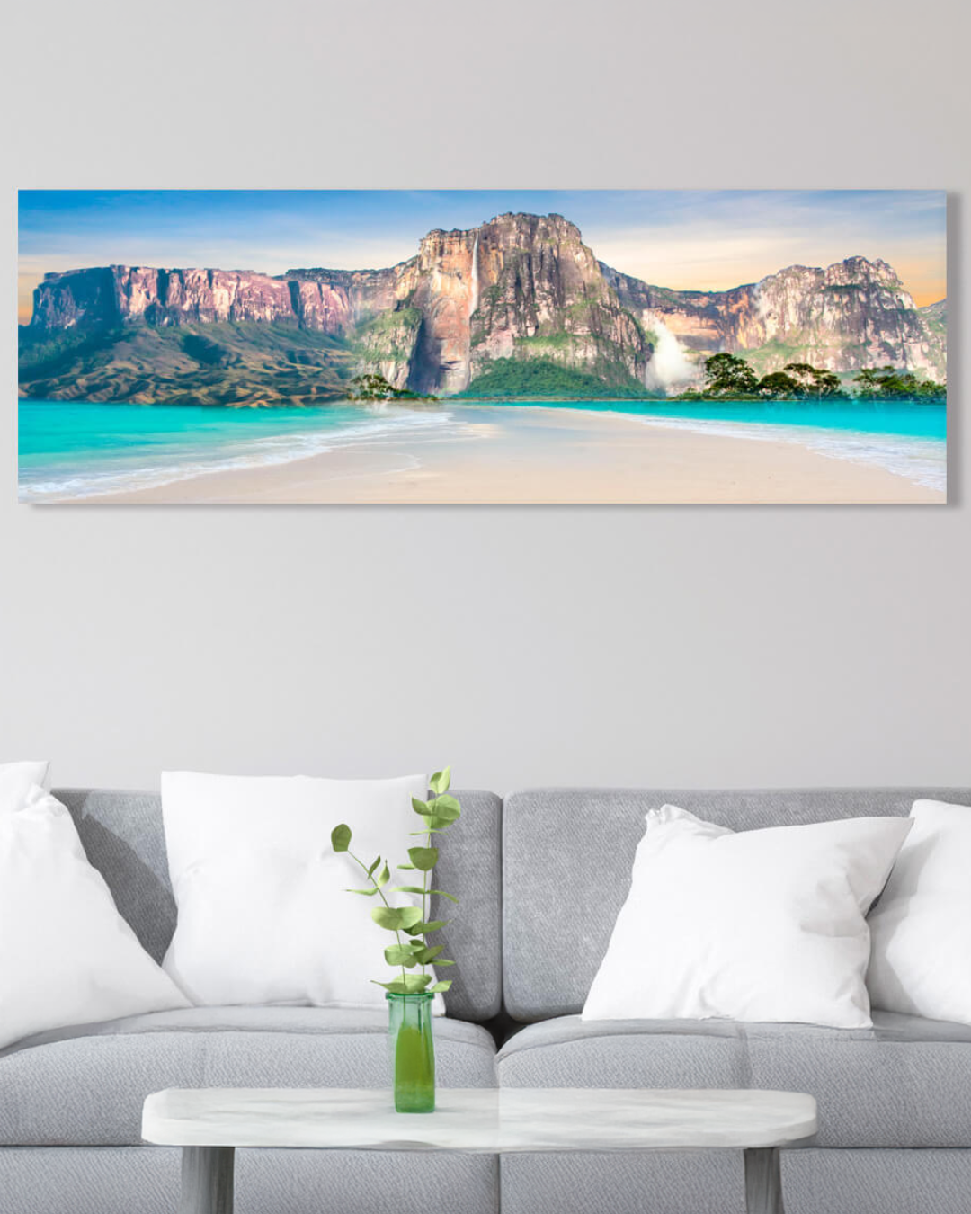 Cuadro Panorámico de El Tepuy Los Roques Cayo Agua