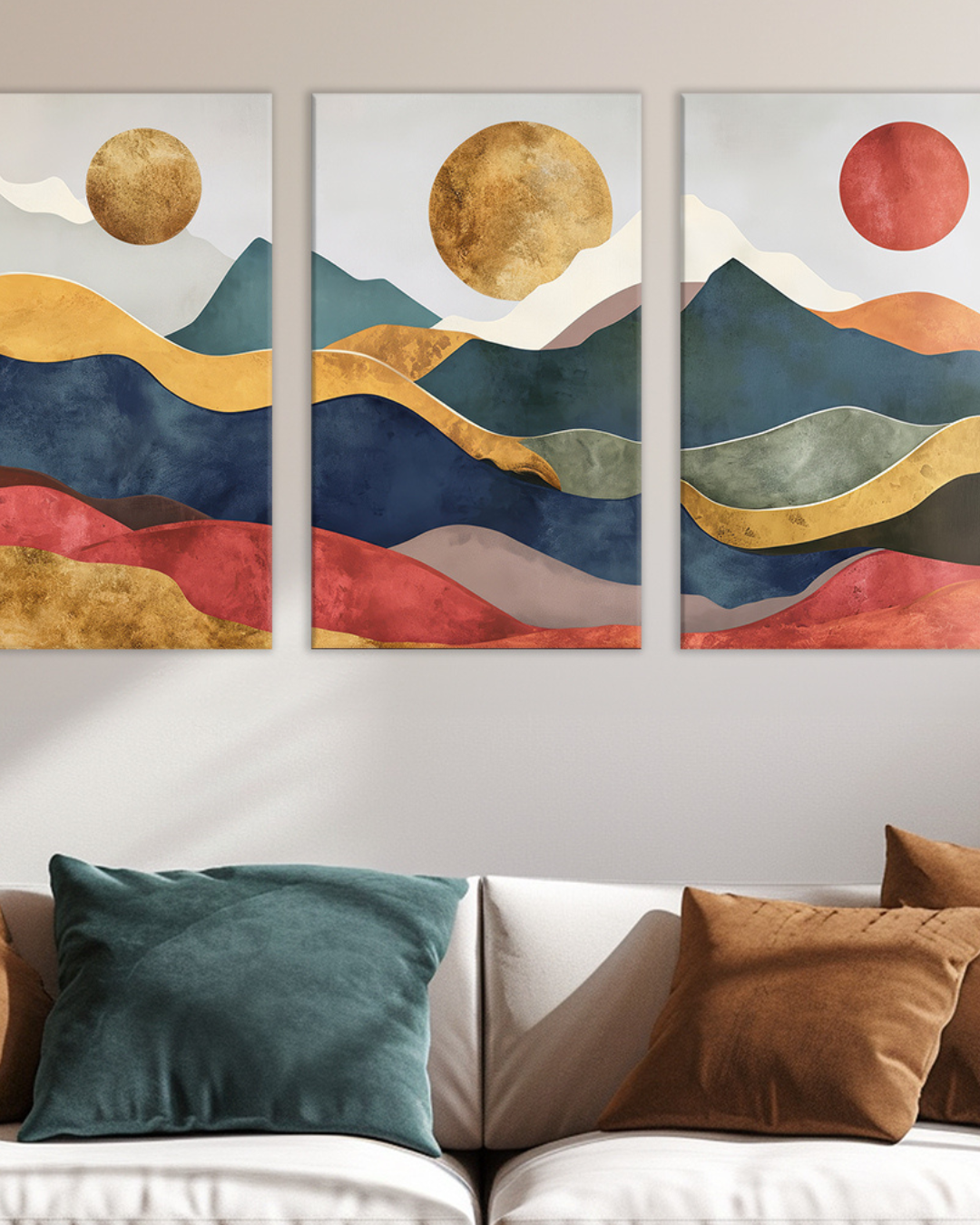 Montañas y Sol