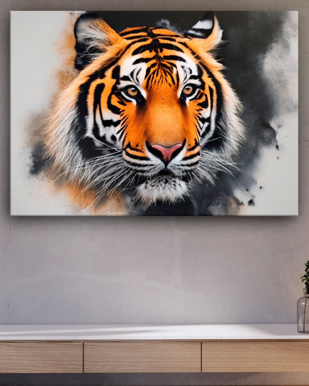 Cuadro retrato Tigre Abstracto