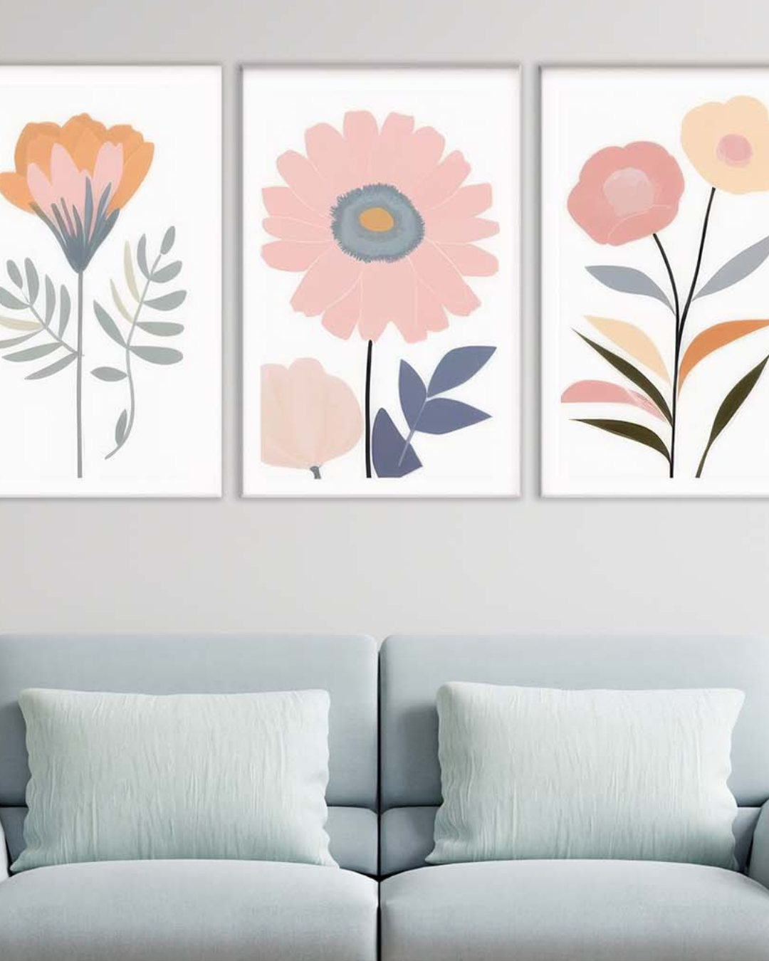 Susurros Florales Tríptico de Primavera