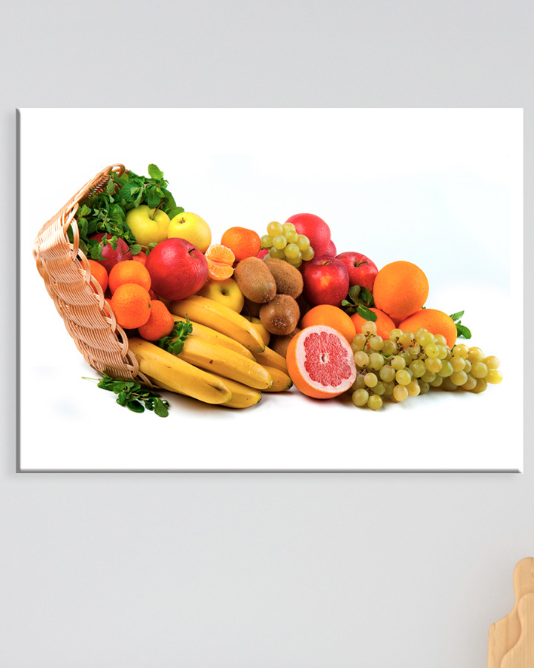 Cuadro decorativo de frutas frescas