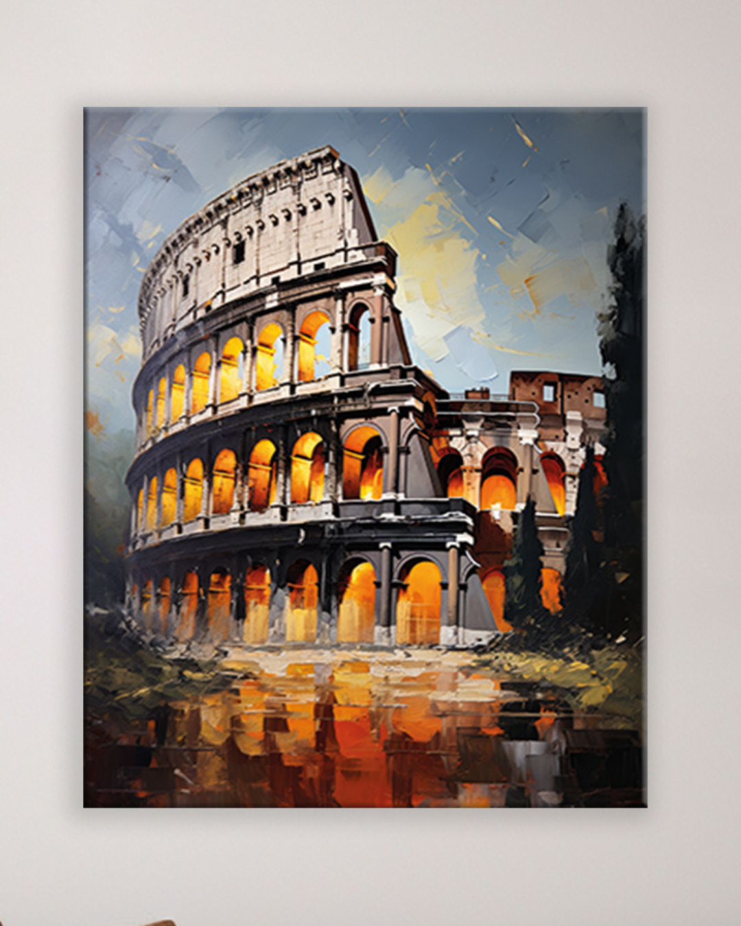 Coliseo al Atardecer