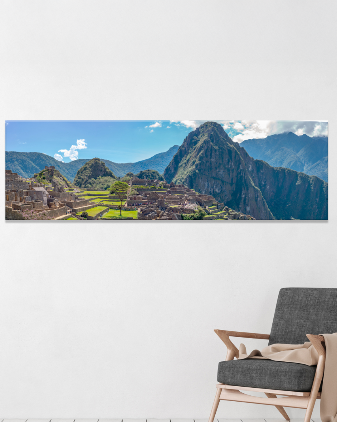 Cuadro decorativo panorámico de Machu Picchu, Ecuador