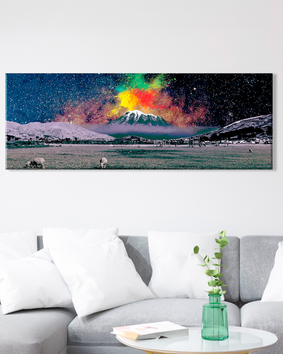 Cuadro decorativo Panorámico explosión Chimborazo, Ecuador