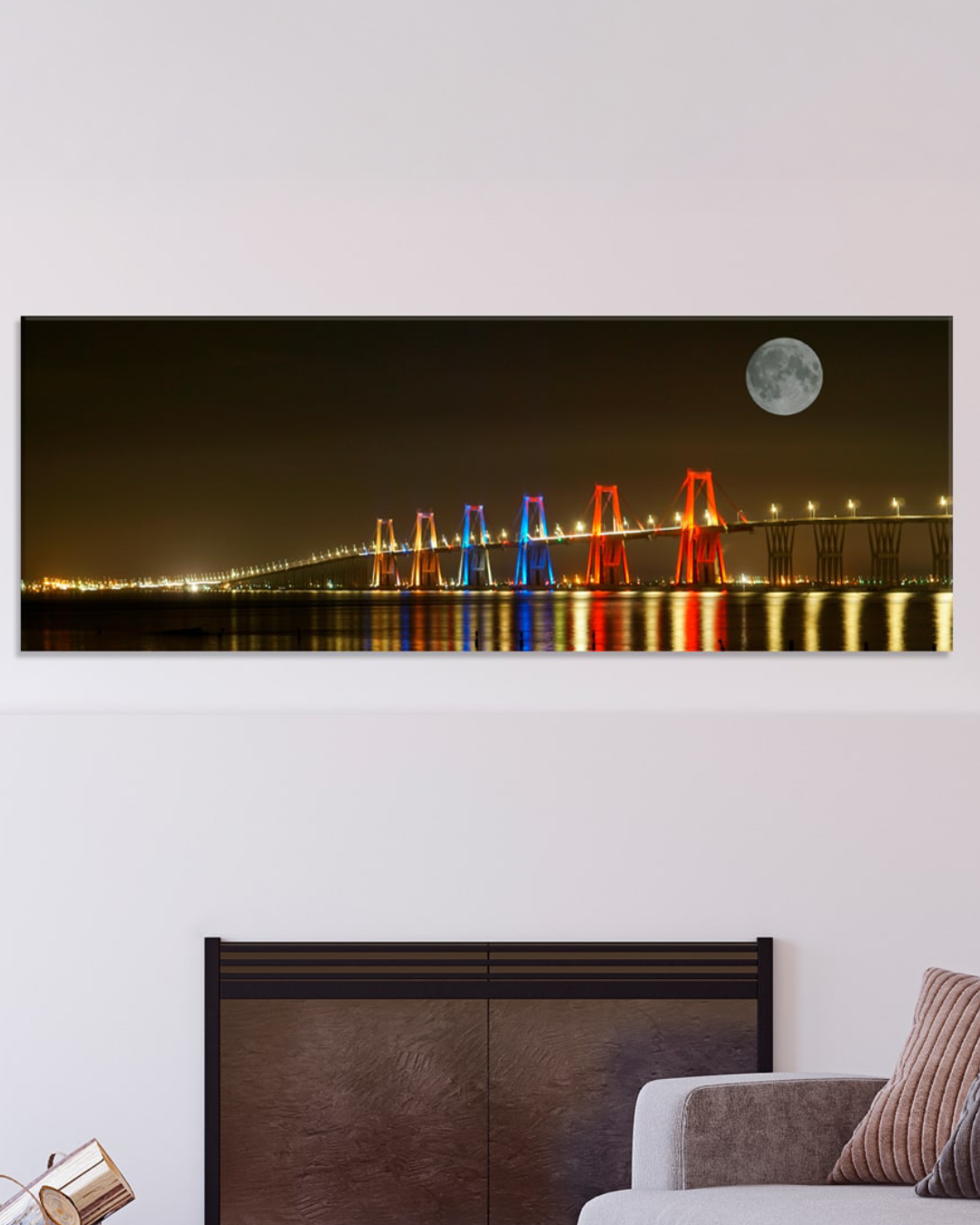 Panorámico Puente Maracaibo de Noche