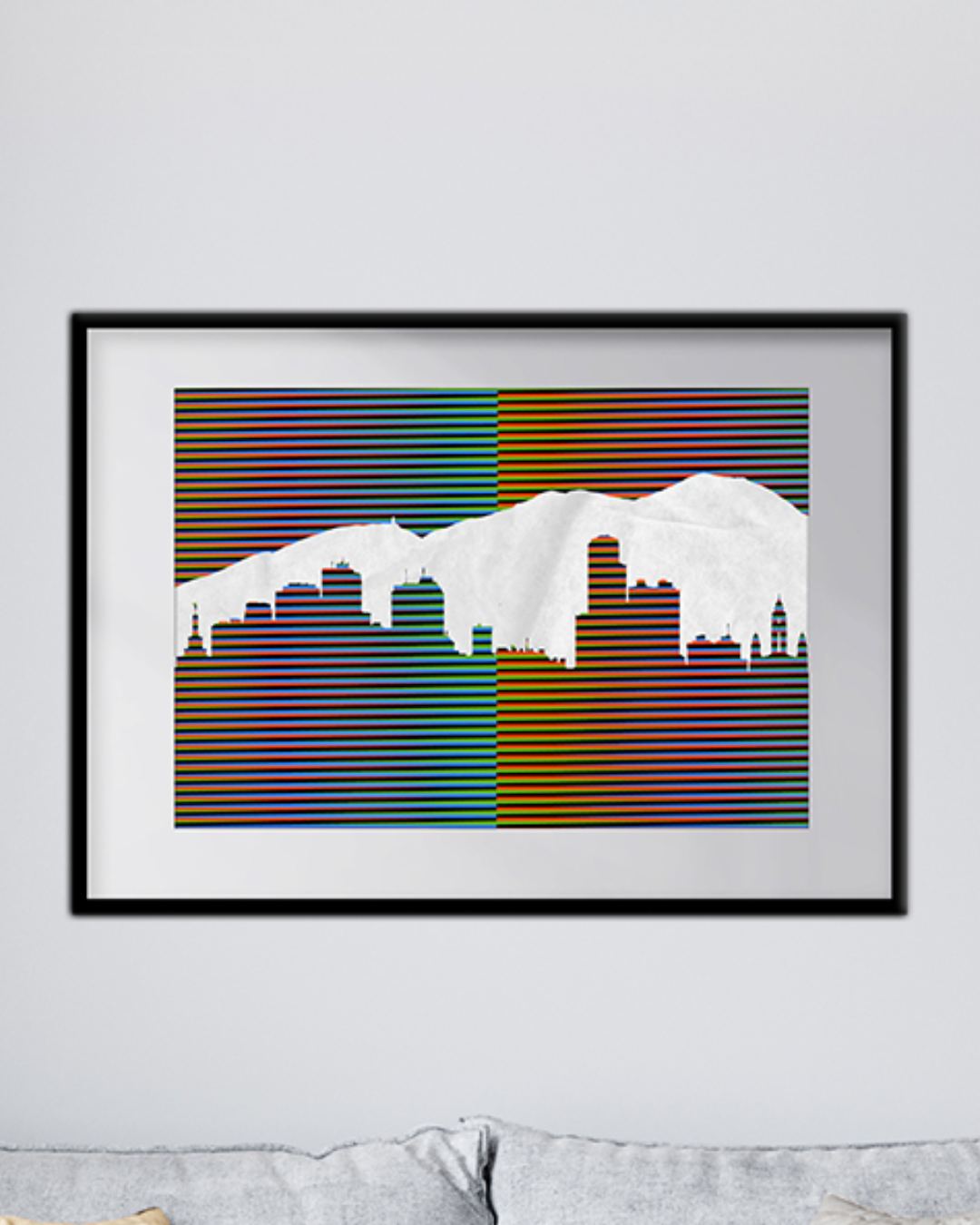 Ciudad Caracas con El Ávila Arte Cinético