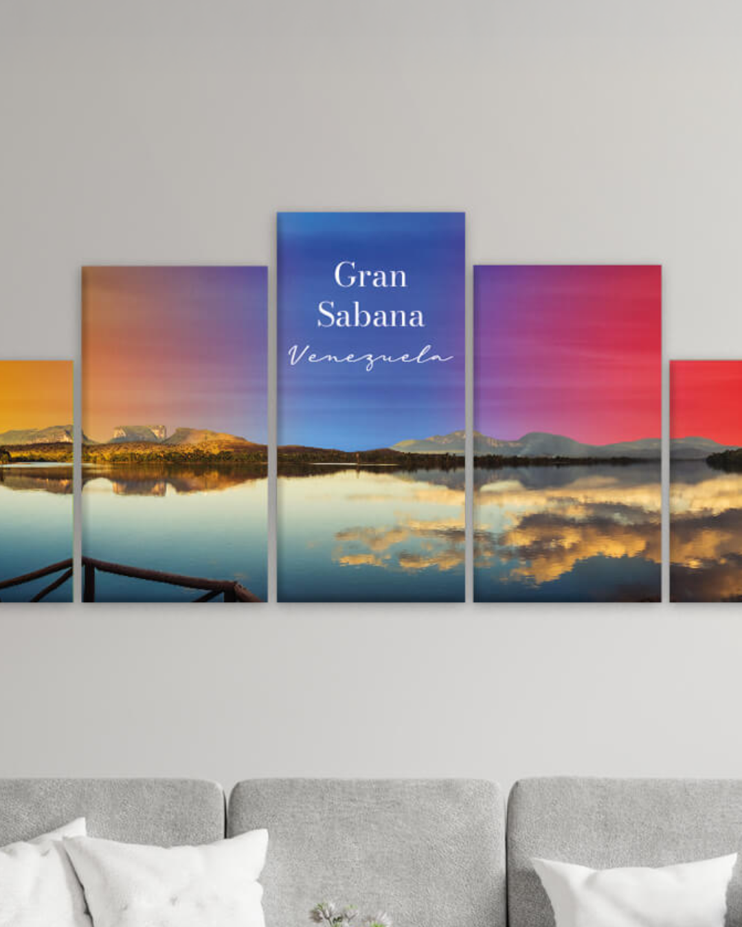 Gran Sabana de Venezuela cielo tricolor