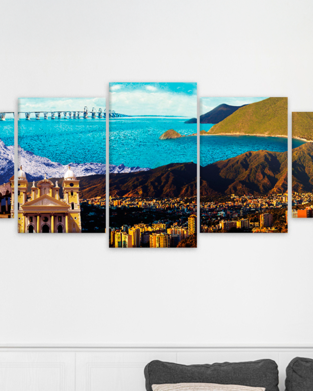 Cuadros de paisajes varios de Venezuela