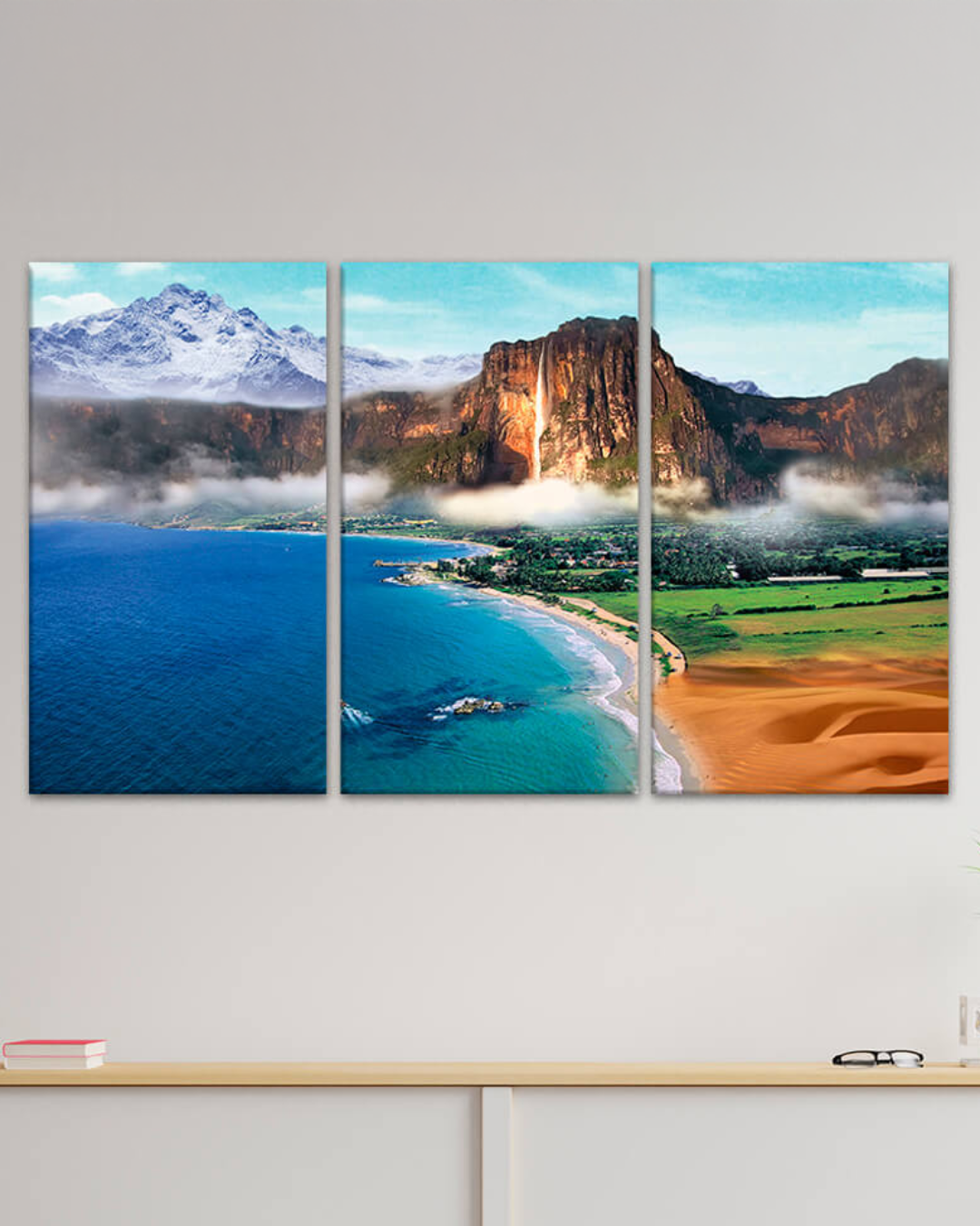 Cuadro con paisajes de Venezuela