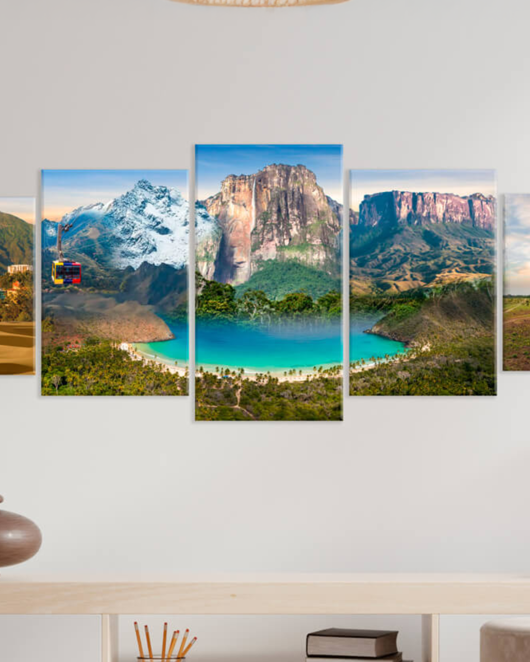 El Ávila + Teleférico + Pico Bolívar + Salto Ángel + Araguaney + Choroní