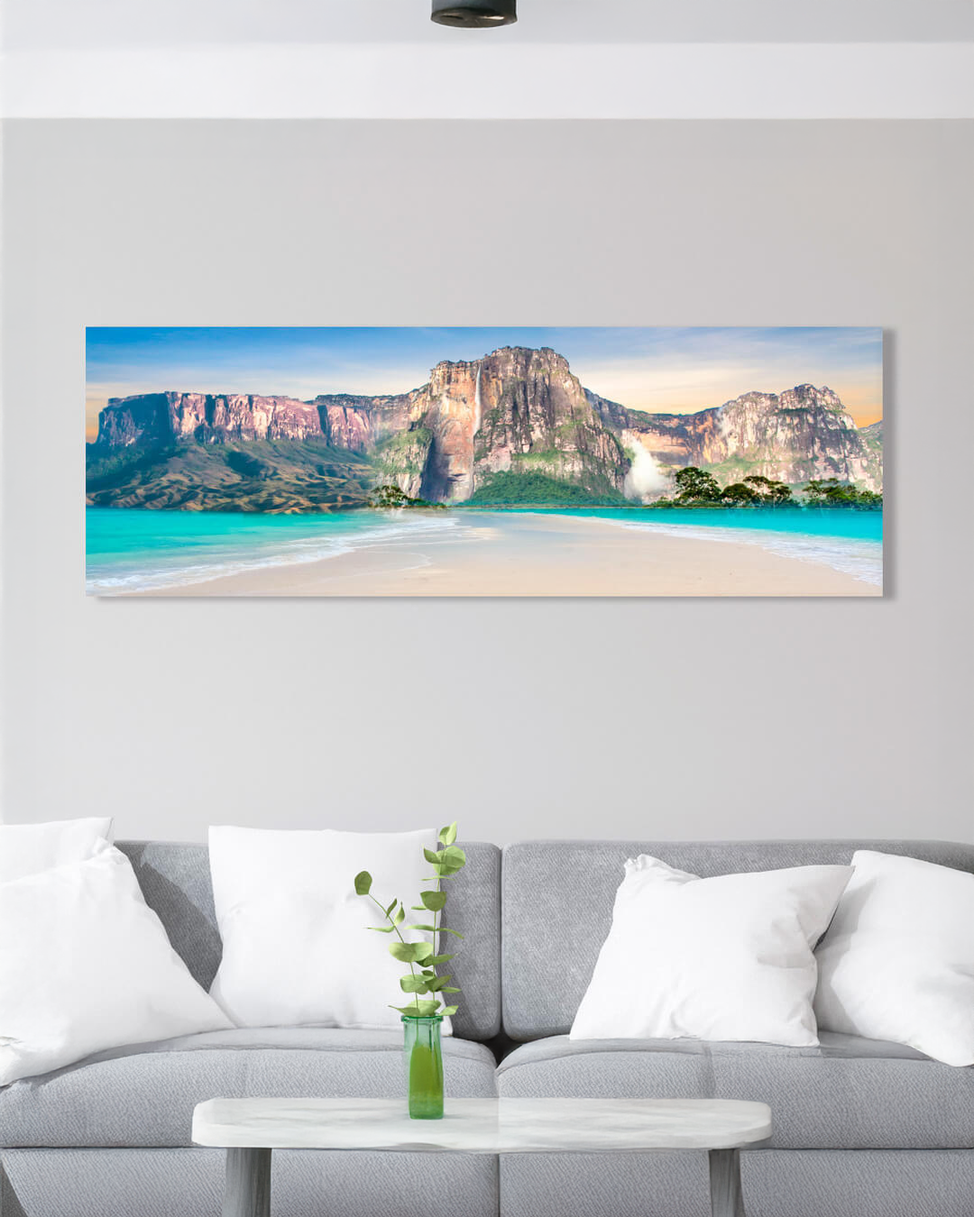 Cuadro Panorámico de El Tepuy Los Roques Cayo Agua