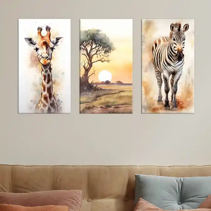 Cuadros animales de África