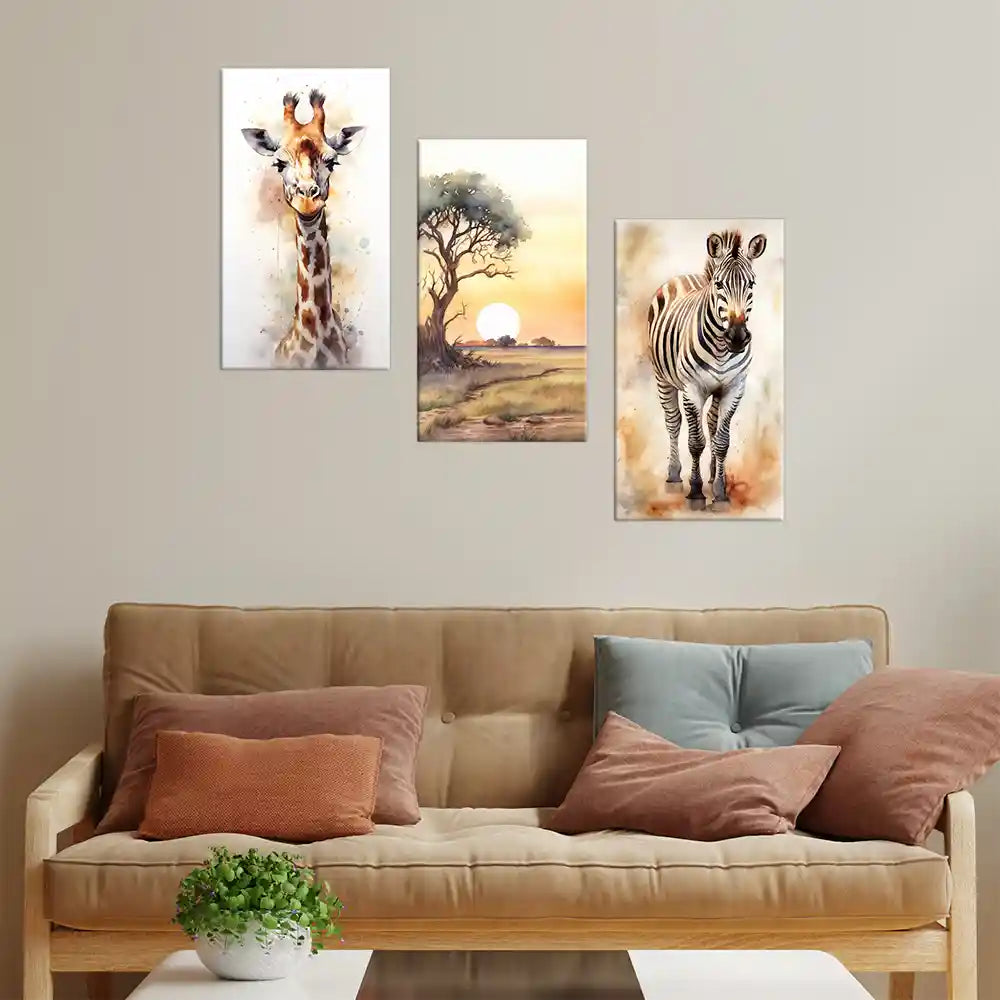 Cuadros animales de África