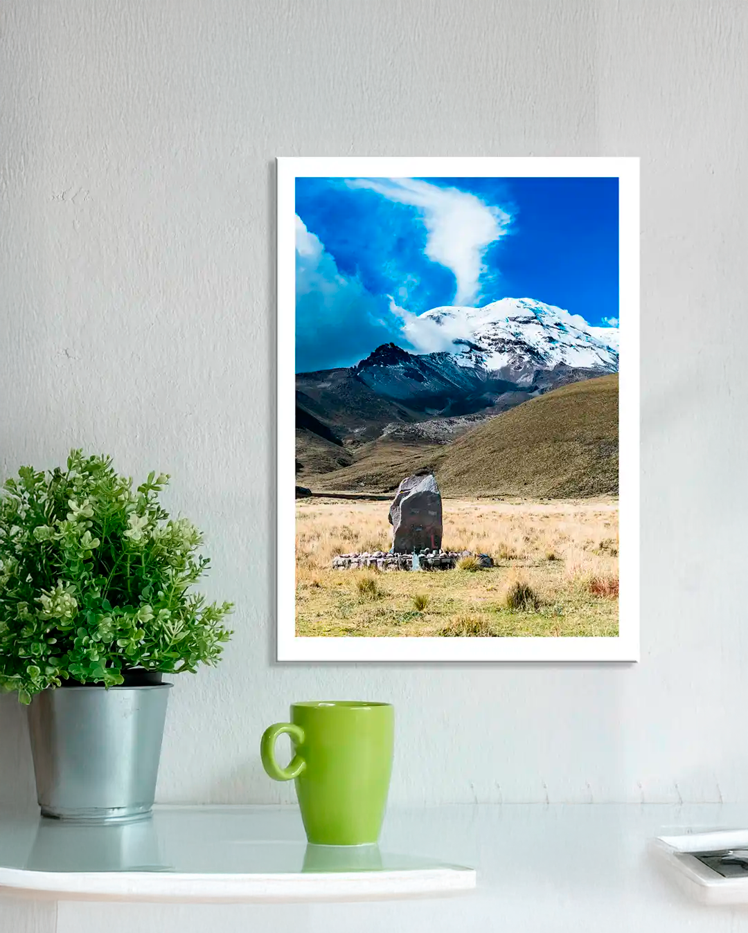 Cuadro Retrato Chimborazo, Ecuador
