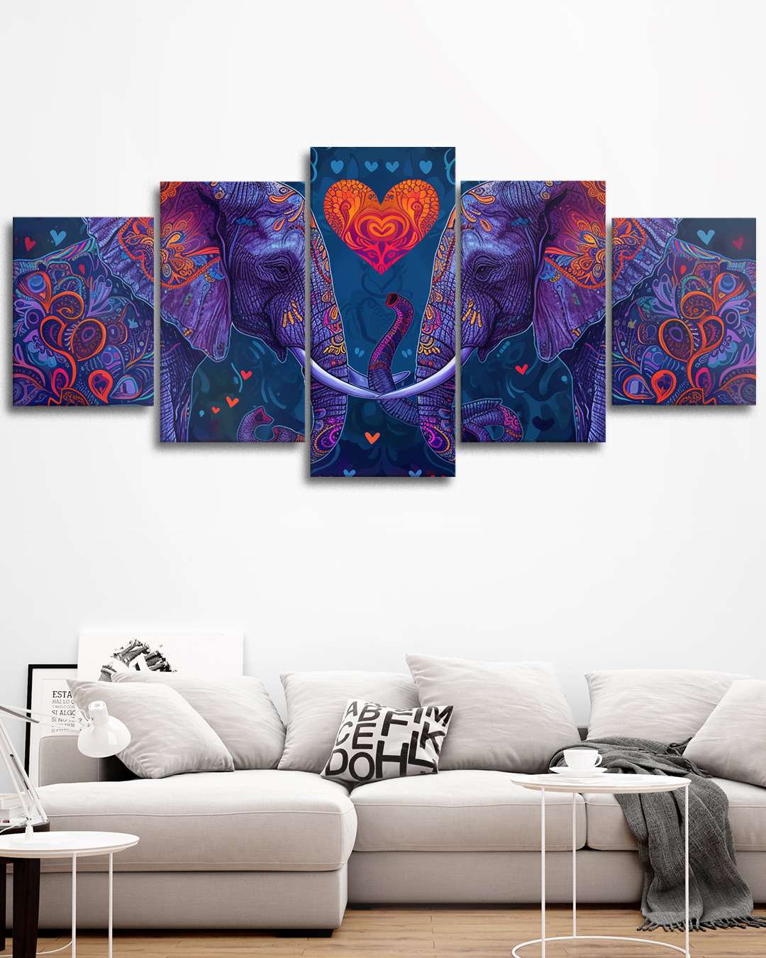 cuadro decorativo elefante