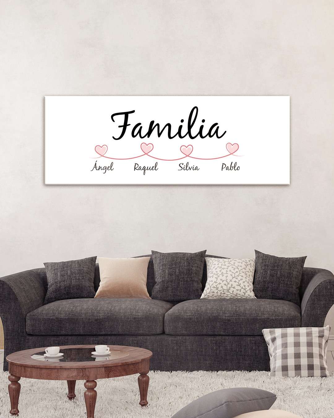 cuadro panoramico nombres familia