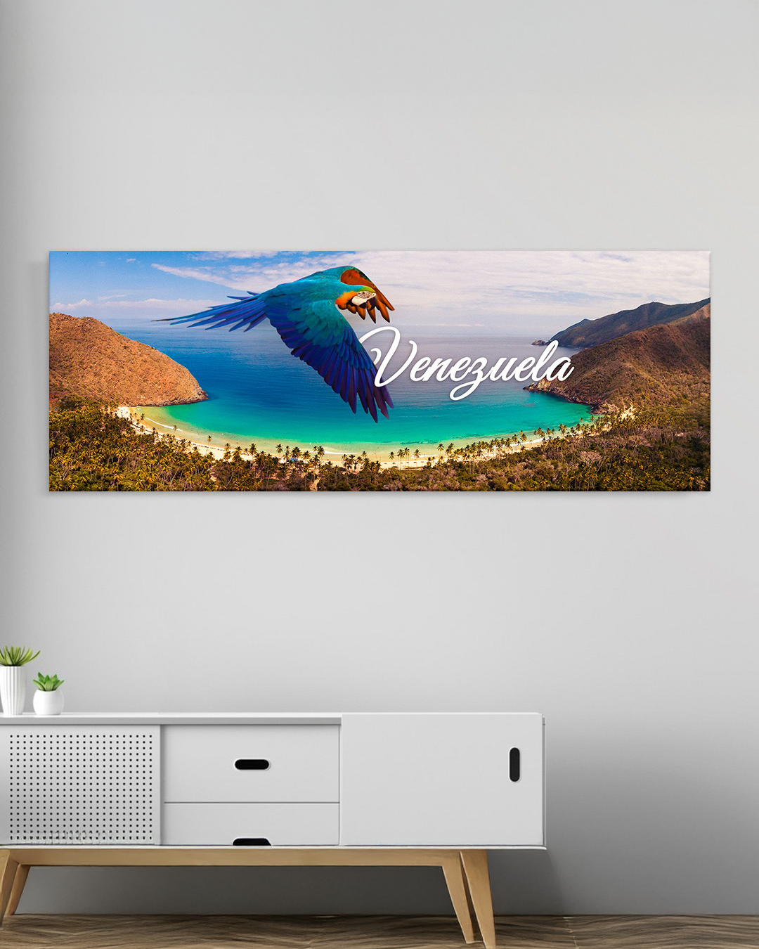 Panorámico de la bahía de cata Venezuela