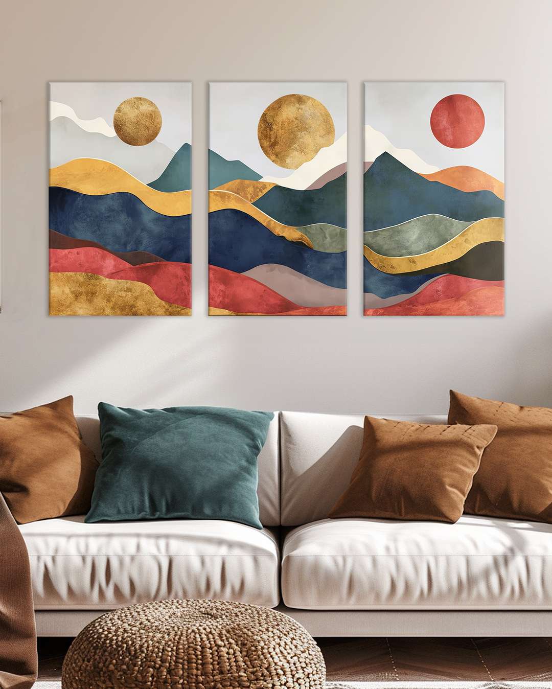 Montañas y Sol