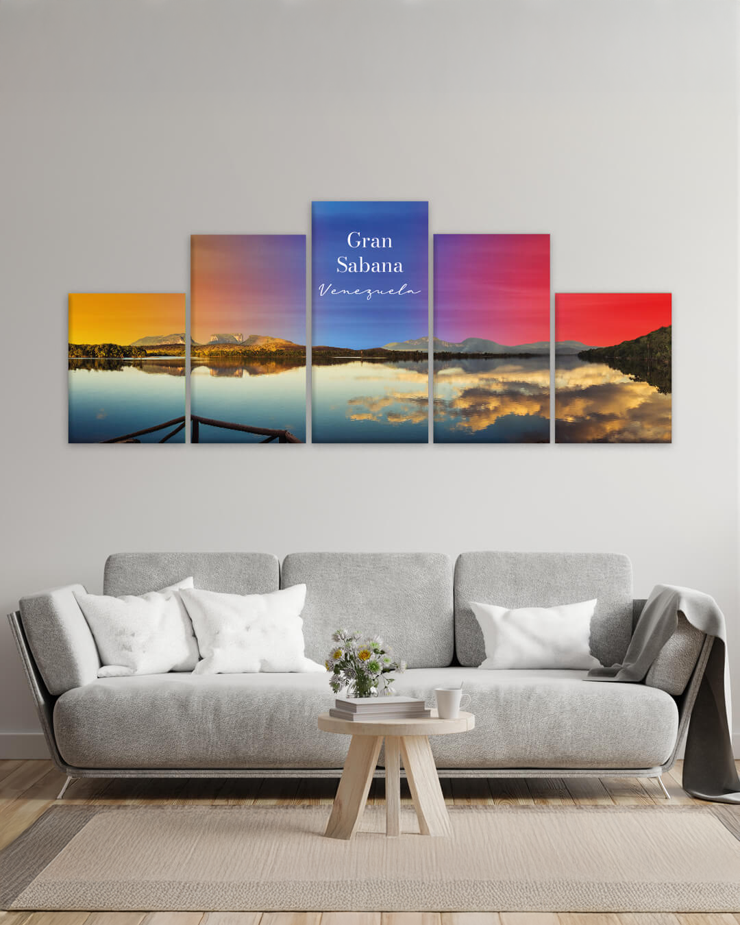 Gran Sabana de Venezuela cielo tricolor