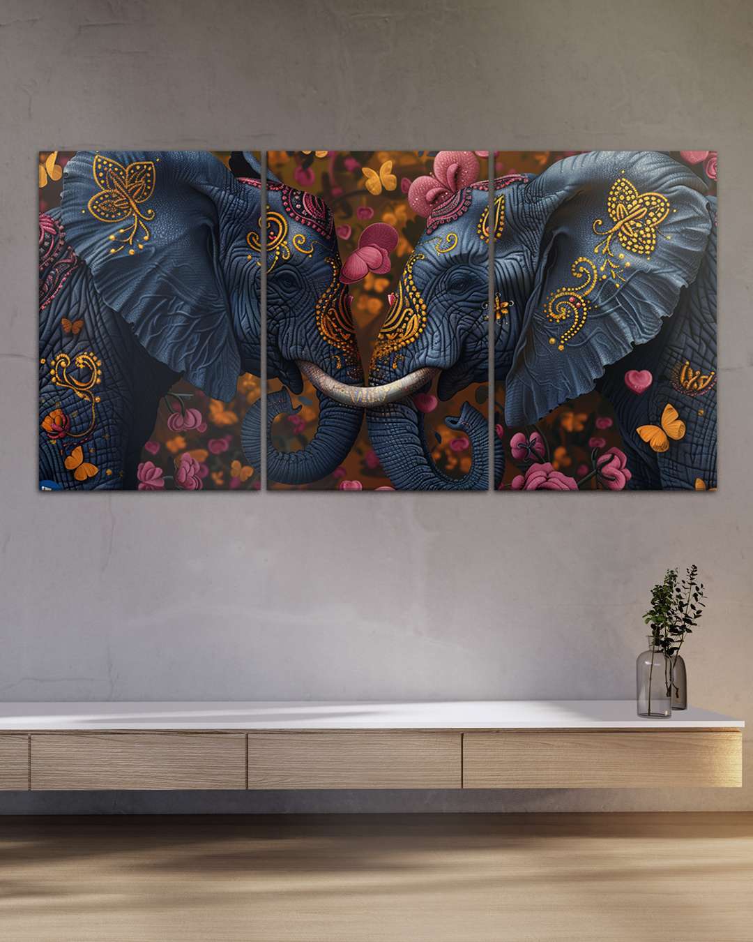 elefante floral