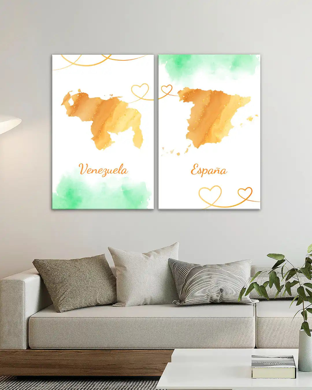 cuadro mapa de venezuela