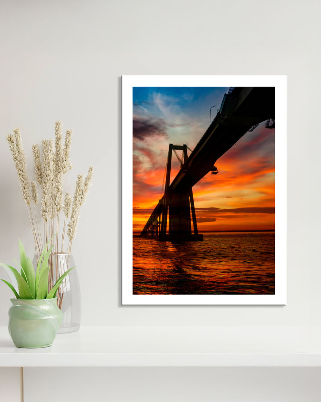 Cuadro del Puente sobre el Lago de Maracaibo