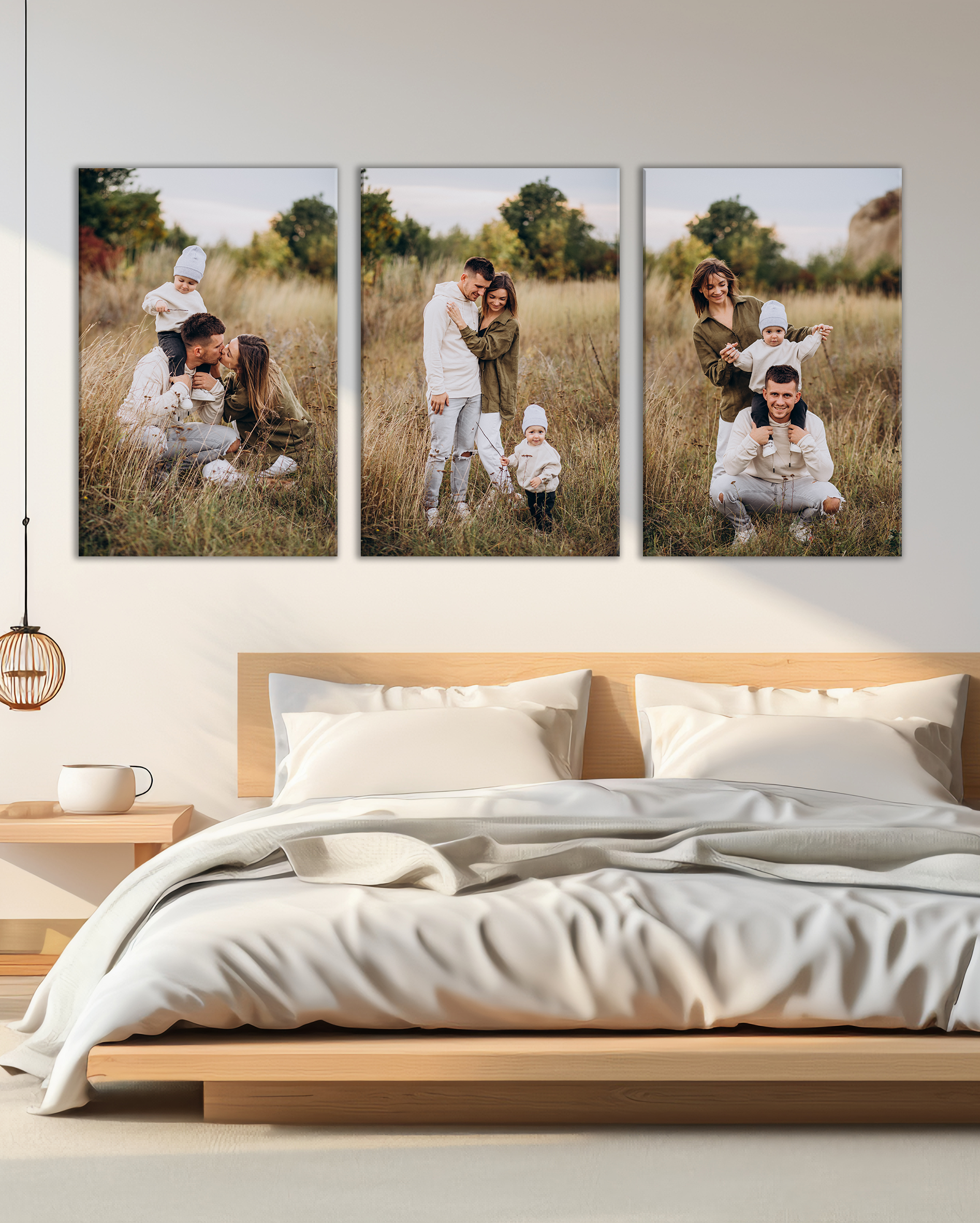 Set de 3 Cuadros Personalizados con Fotos