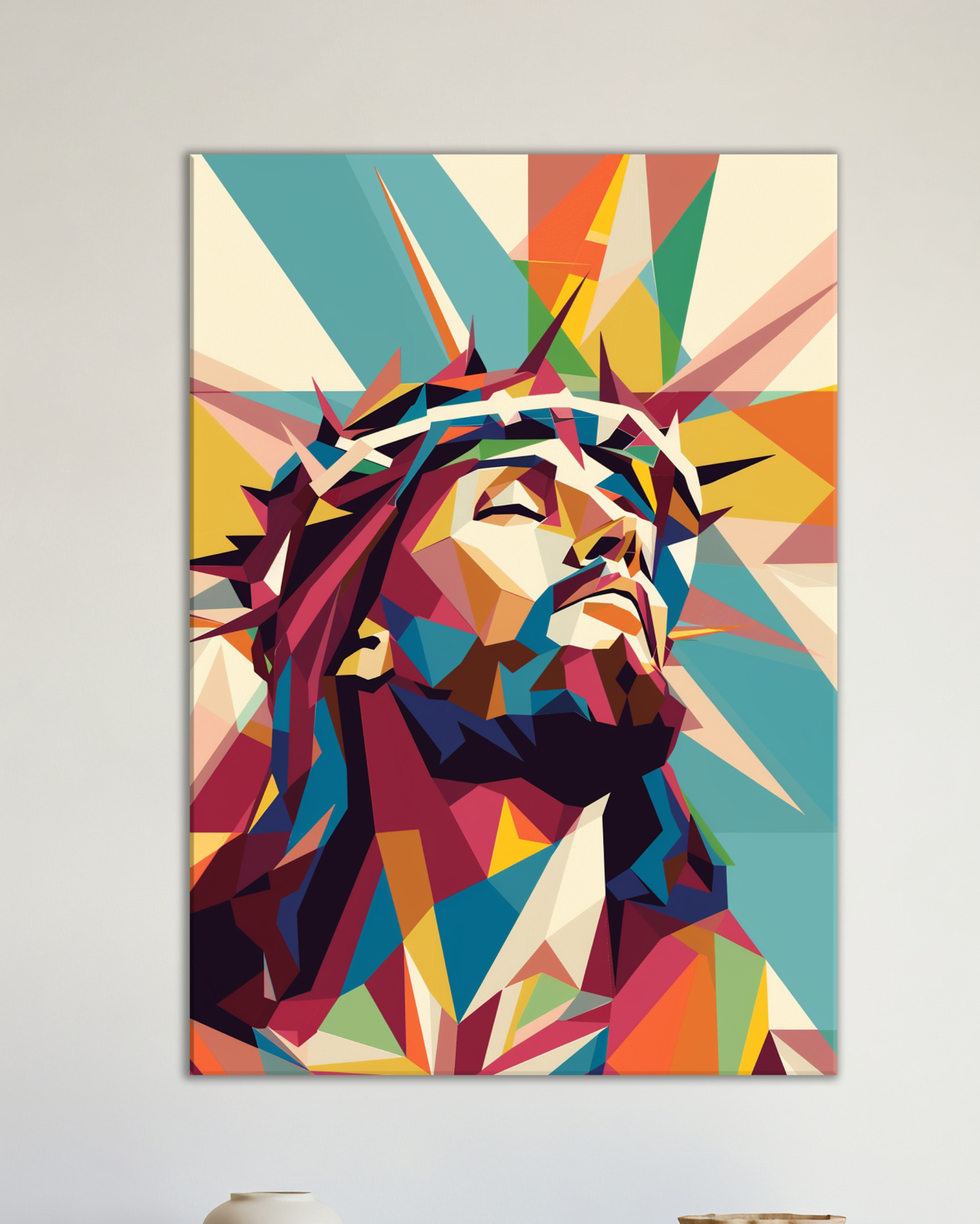 Jesús Geométrico – Fe y Color